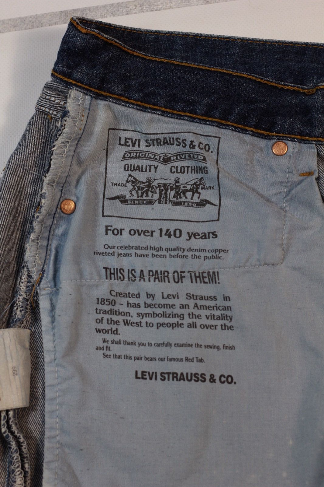 Levi's Vintage Clothing Vintage 1998 Levi’s 508 Denim Pants Made in UK Size US 34 / EU 50 - 9 Thumbnail