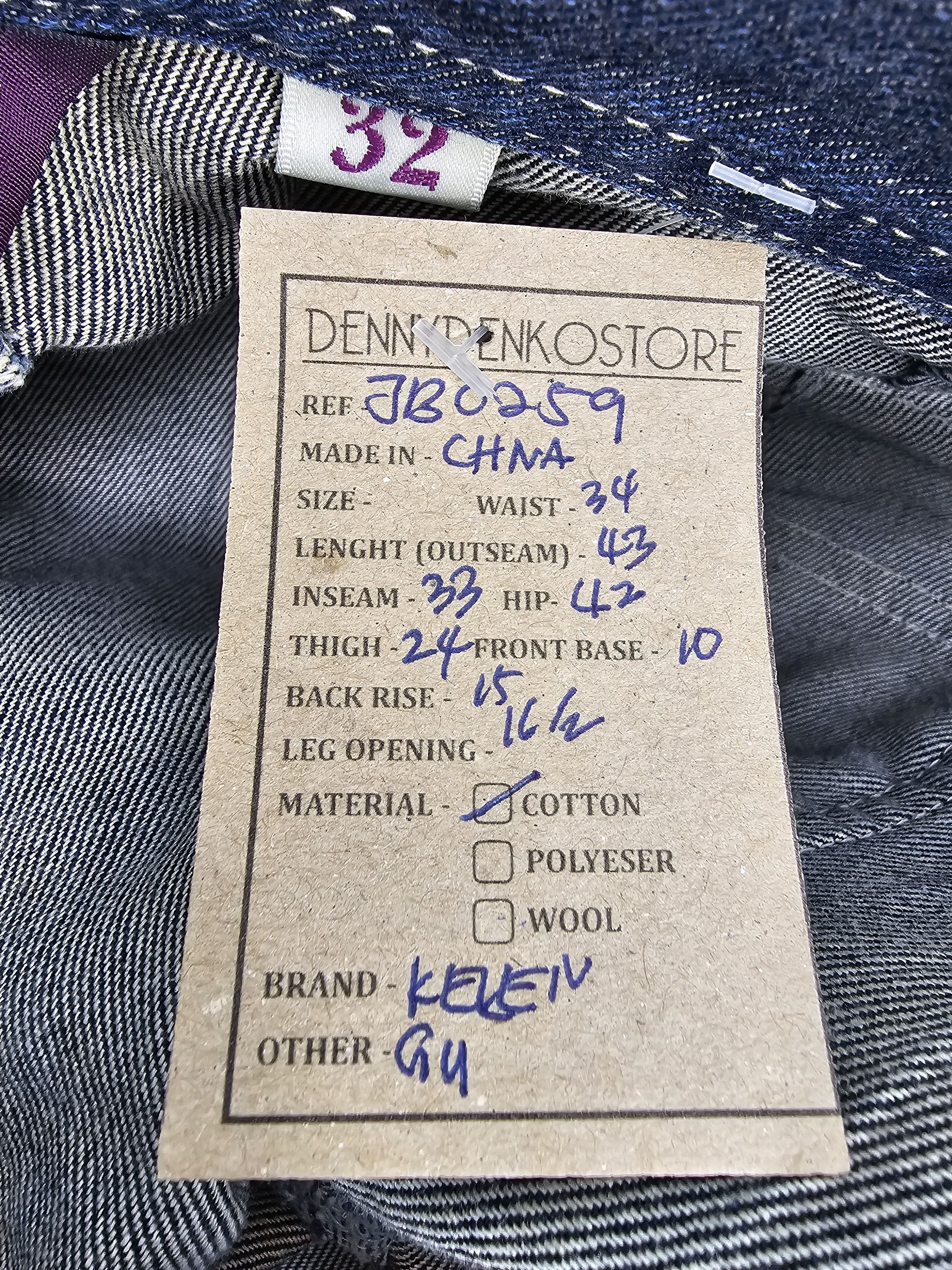 Japanese Brand KELEN Workwear Crazy Pockets Design Jeans JB0259 Size 34x33 Size US 34 / EU 50 - 17 Thumbnail
