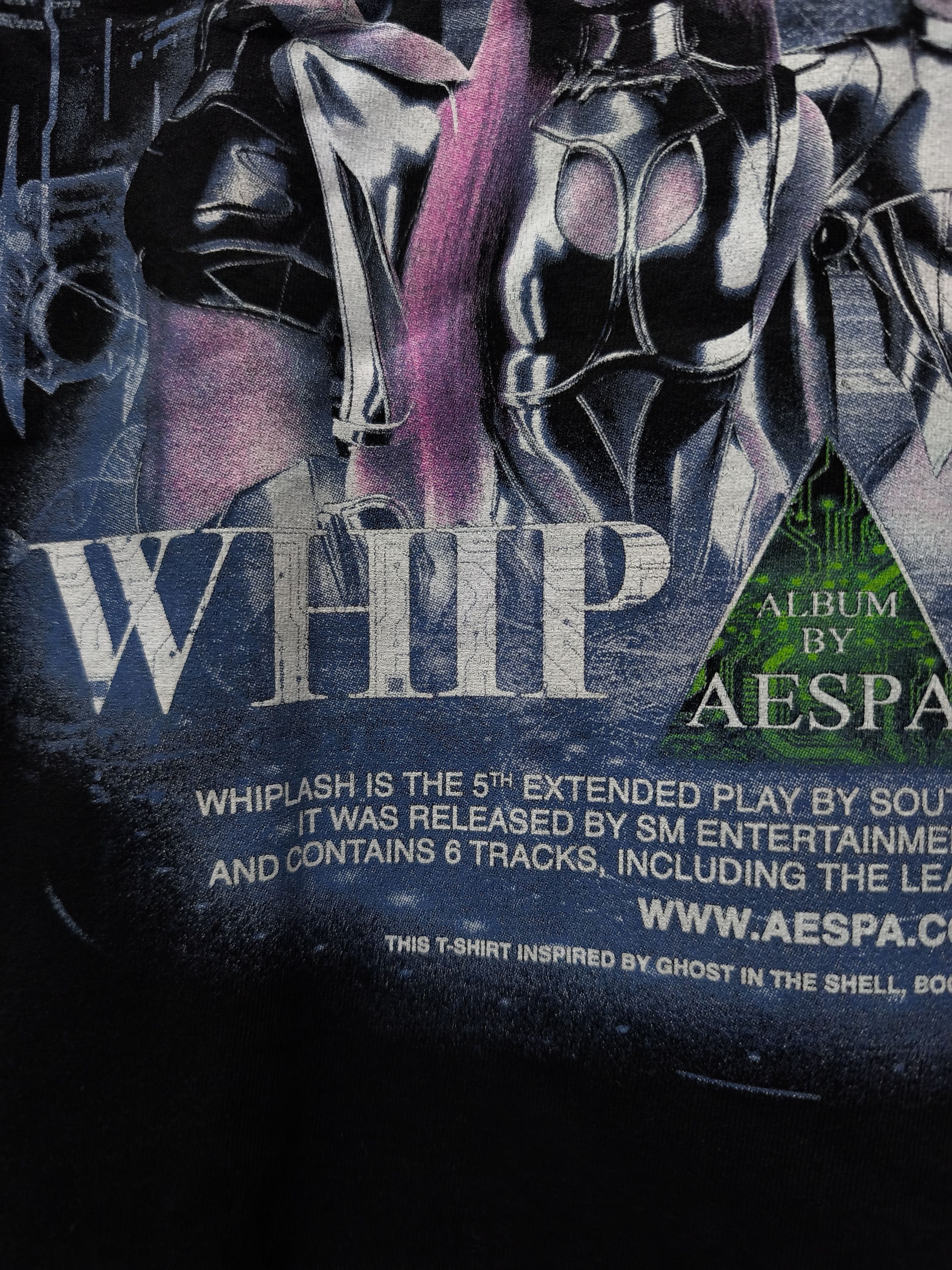 Rap Tees Aespa In The Shell Whiplash T-shirt Size US XL / EU 56 / 4 - 7 Thumbnail