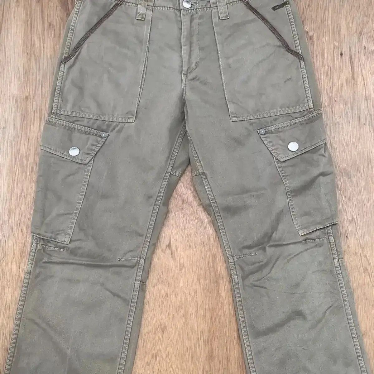 Edwin SICKSS ‼️ JAPANESE VINTAGE TROUSERS EDWIN BAKER CARGO PANTS Size US 34 / EU 50 - 2 Thumbnail