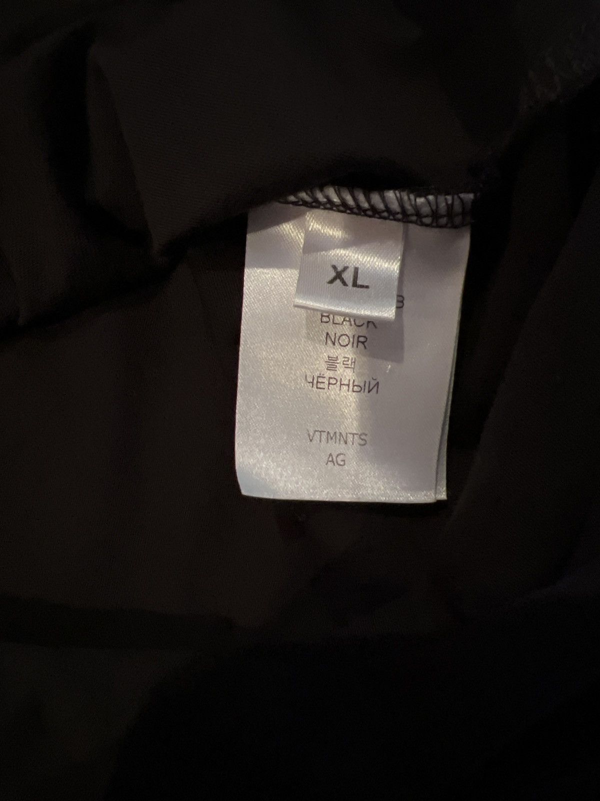 VTMNTS × Vetements VTMNTS T-SHIRT Size US XL / EU 56 / 4 - 5 Thumbnail