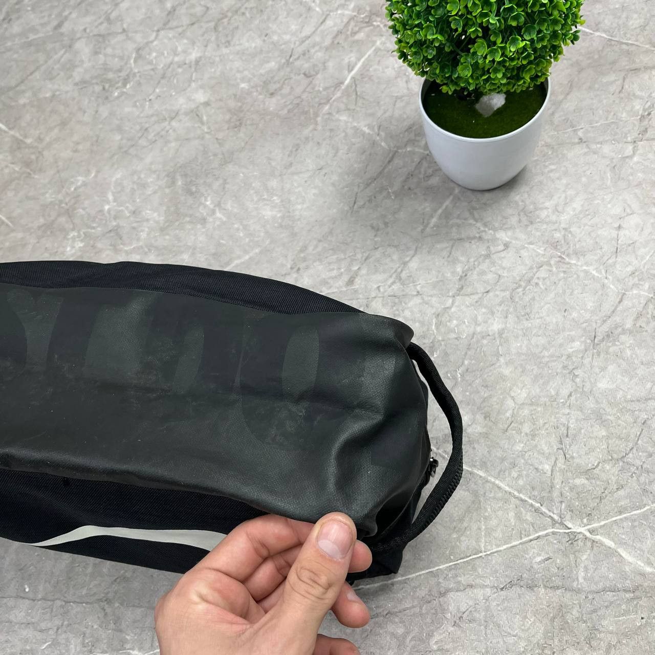 Nike Nike Big Logo Brasilia Shoes Black/White Bag Size ONE SIZE - 6 Thumbnail