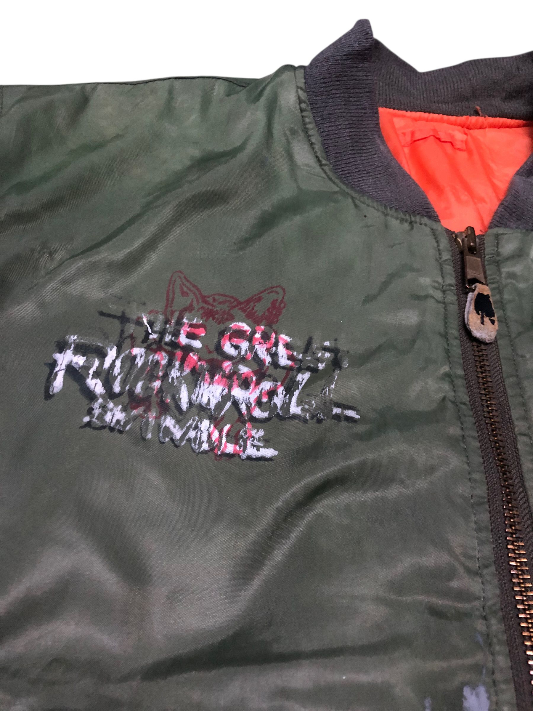 A.F.F.A. × Undercover 🔥RISK Custom MA-1 Flight Jacket AFFA Hiroshi Fujiwara Size US L / EU 52-54 / 3 - 9 Thumbnail