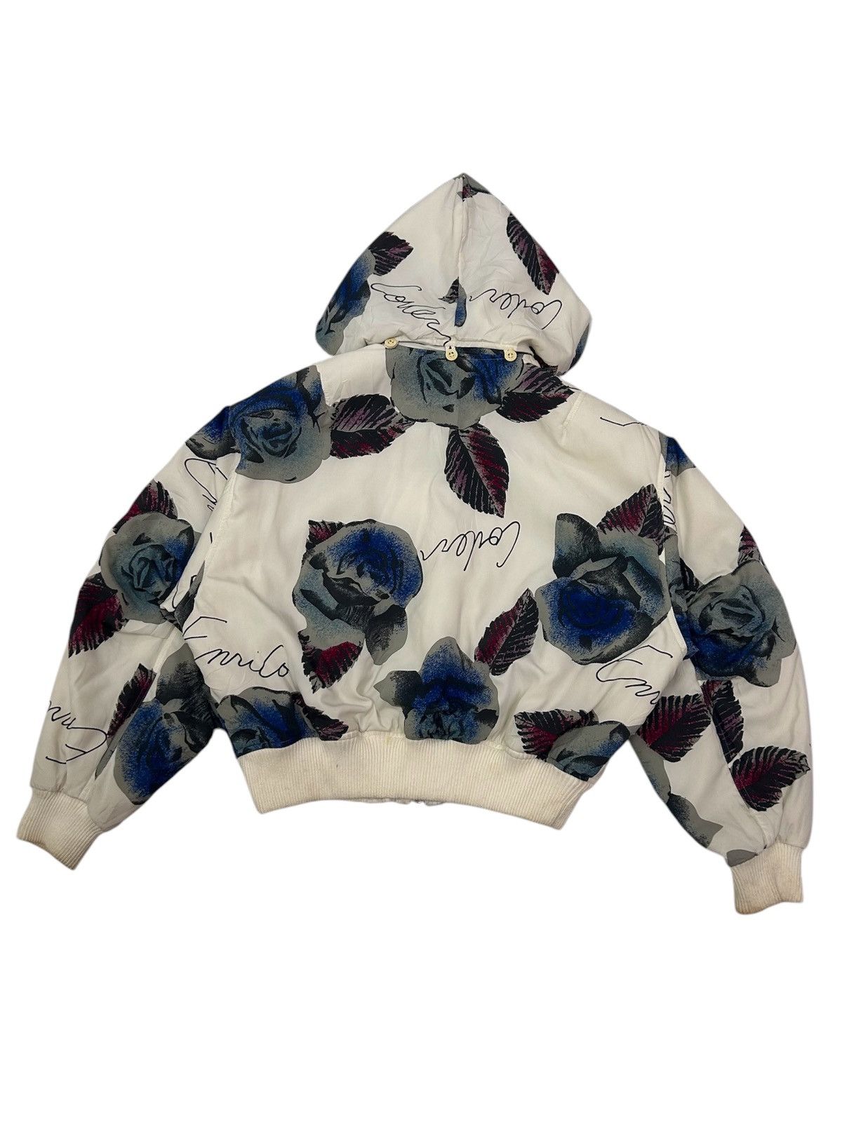 Designer × Enrico Coveri Vintage ENRICO COVERI Sport Blossom Full Zipper Jacket Size US M / EU 48-50 / 2 - 6 Thumbnail