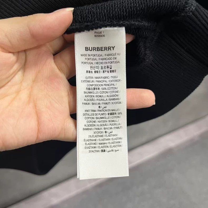 Burberry Burberry Burberry Black Check Print Hoodie Sweatshirt-2507 Size US S / EU 44-46 / 1 - 4 Thumbnail