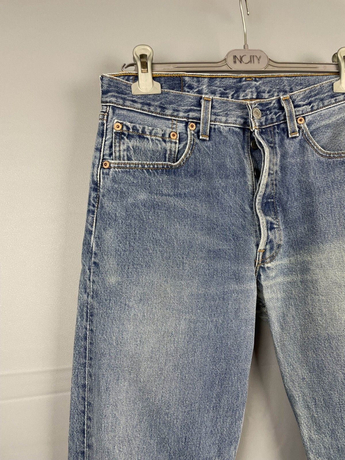 Levi's × Vintage Levis 501 Made in USA Vintage Denim Jeans BUTTON FLY 90s Size US 32 / EU 48 - 5 Thumbnail