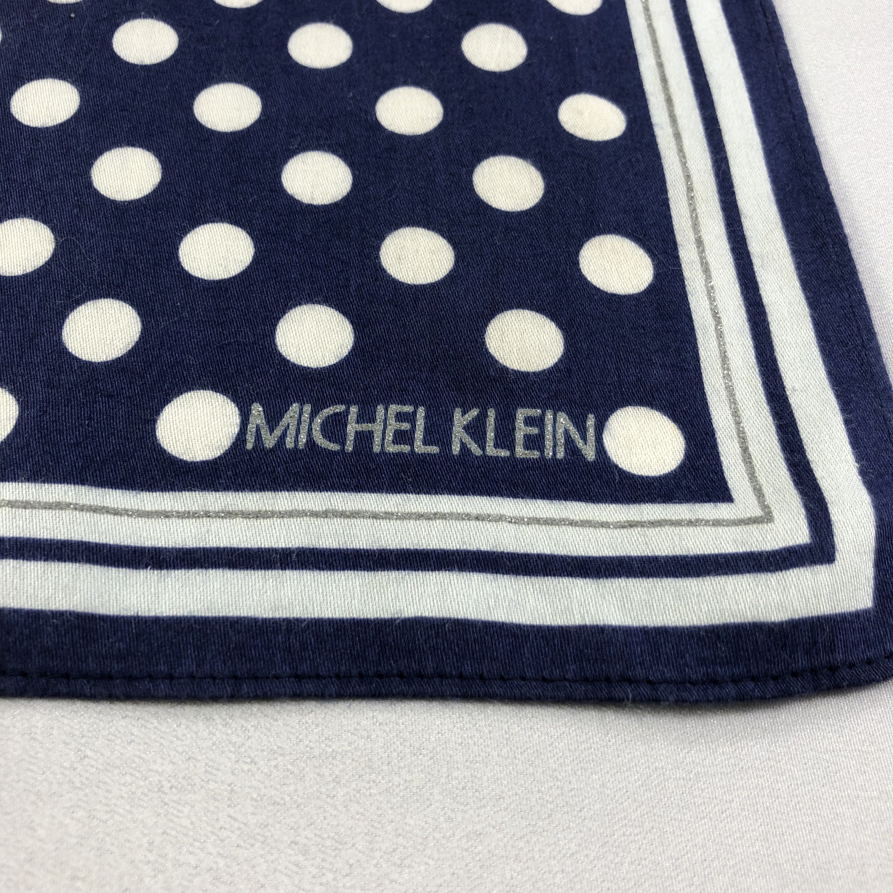 Michel Klein × Vintage Michel Klein Handkerchief Neckerchief Bandana H2115 Size ONE SIZE - 4 Thumbnail
