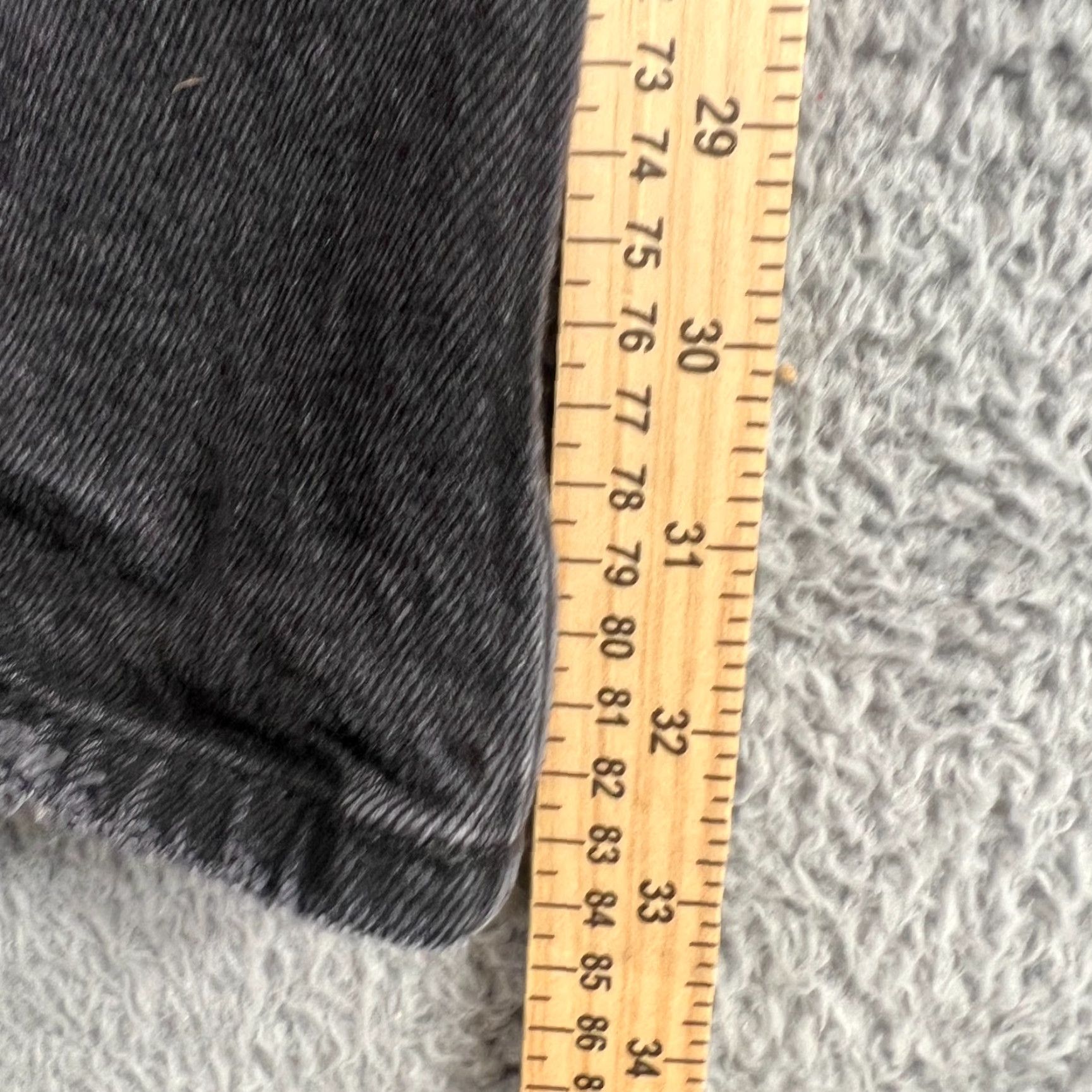 Abercrombie & Fitch VINTAGE Abercrombie & Fitch Jeans Womens 16 Low Rise Baggy Wide-Leg Stretch Black 90s Fashion Size 38" / US 16 / IT 52 - 3 Thumbnail