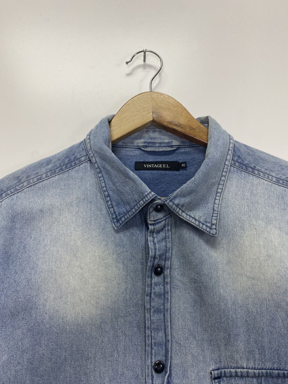Native × Vintage Vintage E.L Native Logo Denim Jacket Size US M / EU 48-50 / 2 - 7 Thumbnail