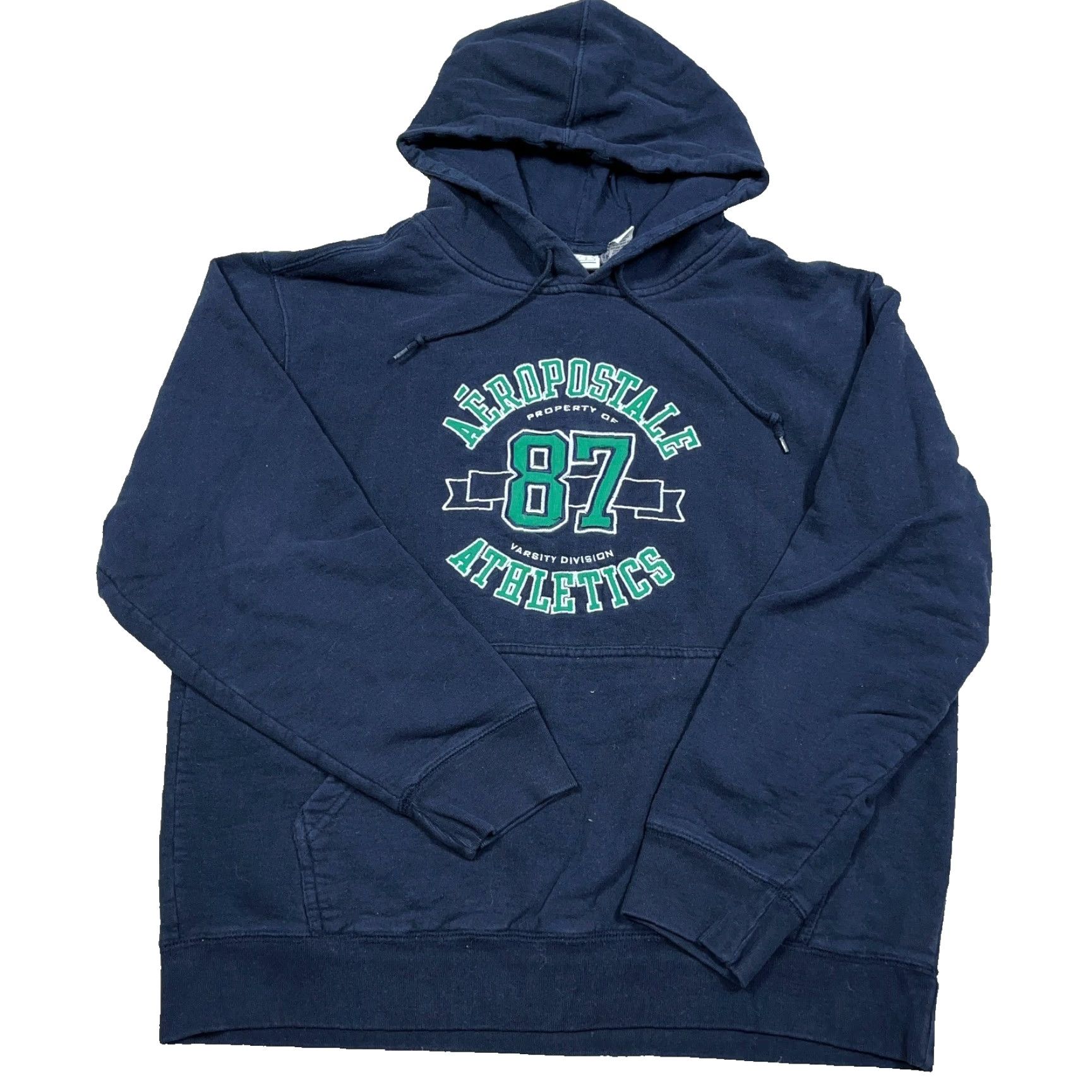 Aeropostale VINTAGE Aeropostale Hoodie Men L Navy Blue Sweatshirt 2000s Adult Size US L / EU 52-54 / 3 - 2 Thumbnail