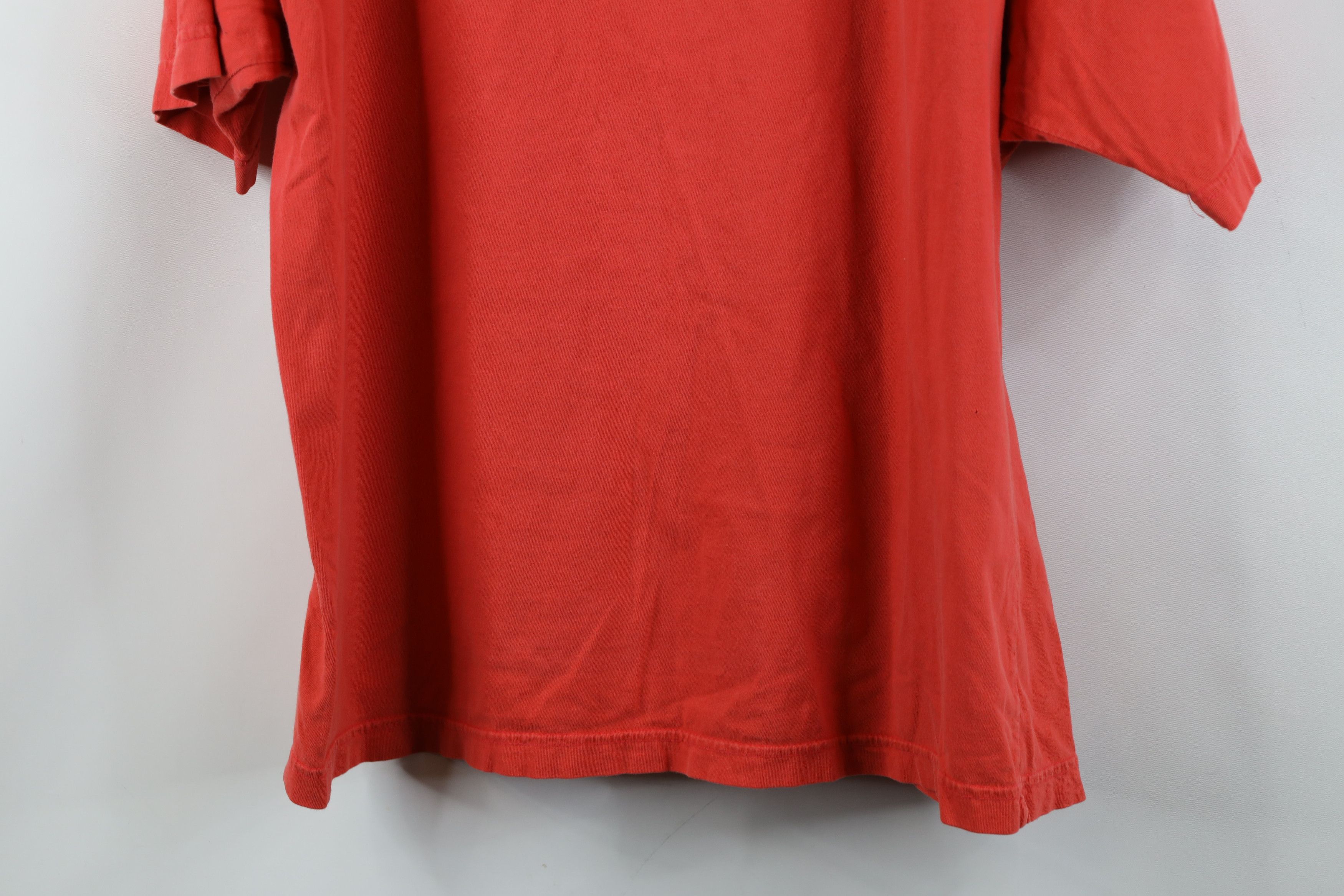 Levi's Vintage 90s Levis Spell Baggy Boxy Fit T-Shirt Salmon Pink Size US M / EU 48-50 / 2 - 14 Thumbnail