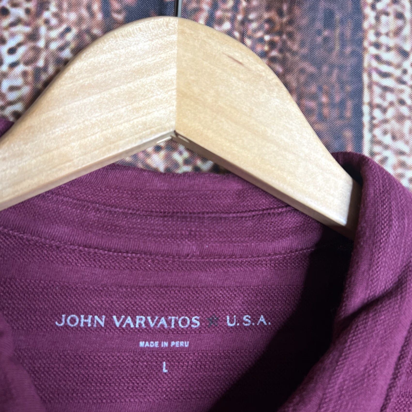 John Varvatos **John Varvatos Maroon Red Men's Regular Fit Polo Shirt** User: John Varvatos Maroon Red Men's Regular Fit Polo Shirt Size US L / EU 52-54 / 3 - 2 Thumbnail