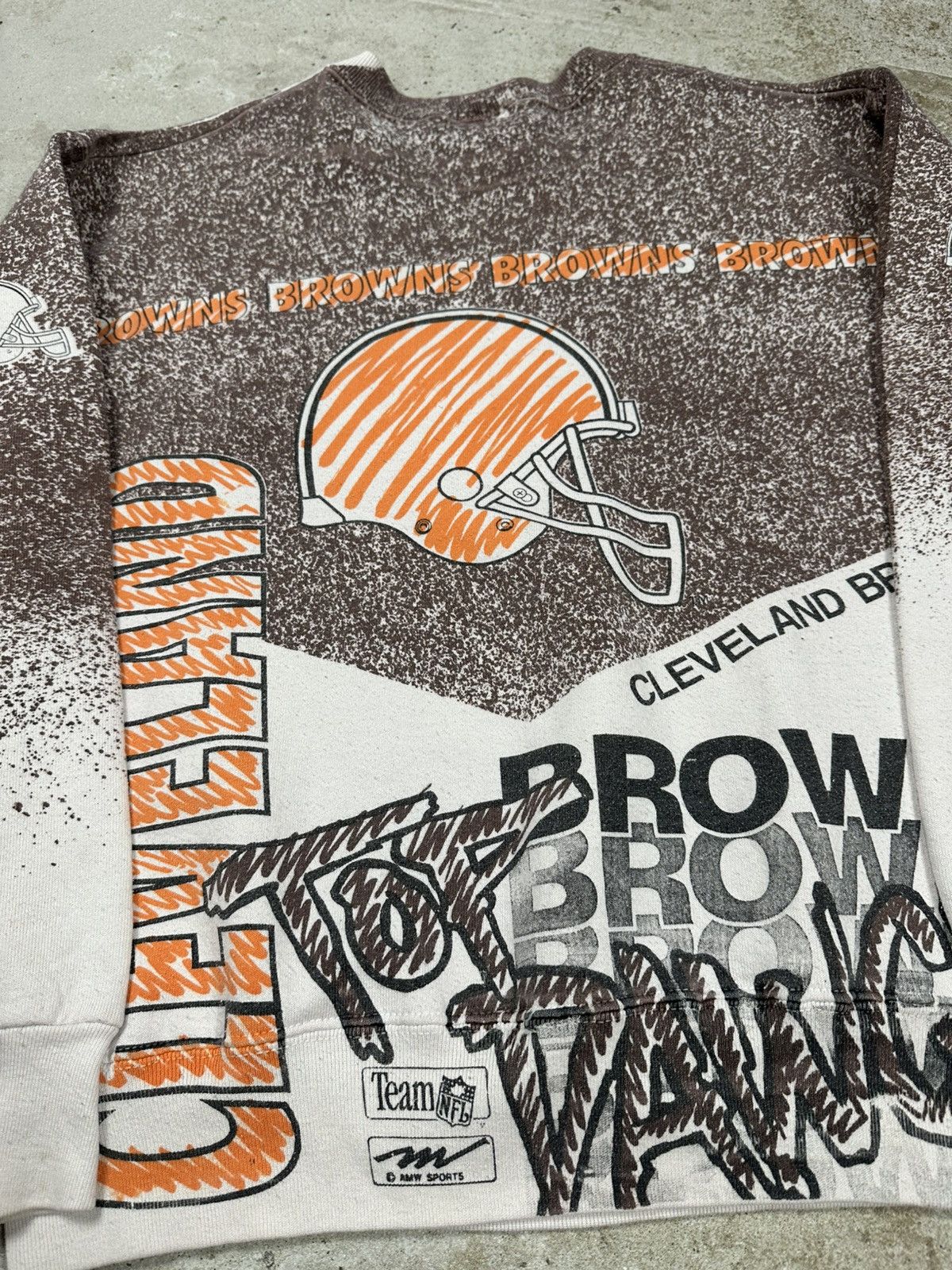 NBA × NFL × Vintage Vintage Magic Johnson Cleveland Browns All over Print Crew Size US M / EU 48-50 / 2 - 13 Thumbnail