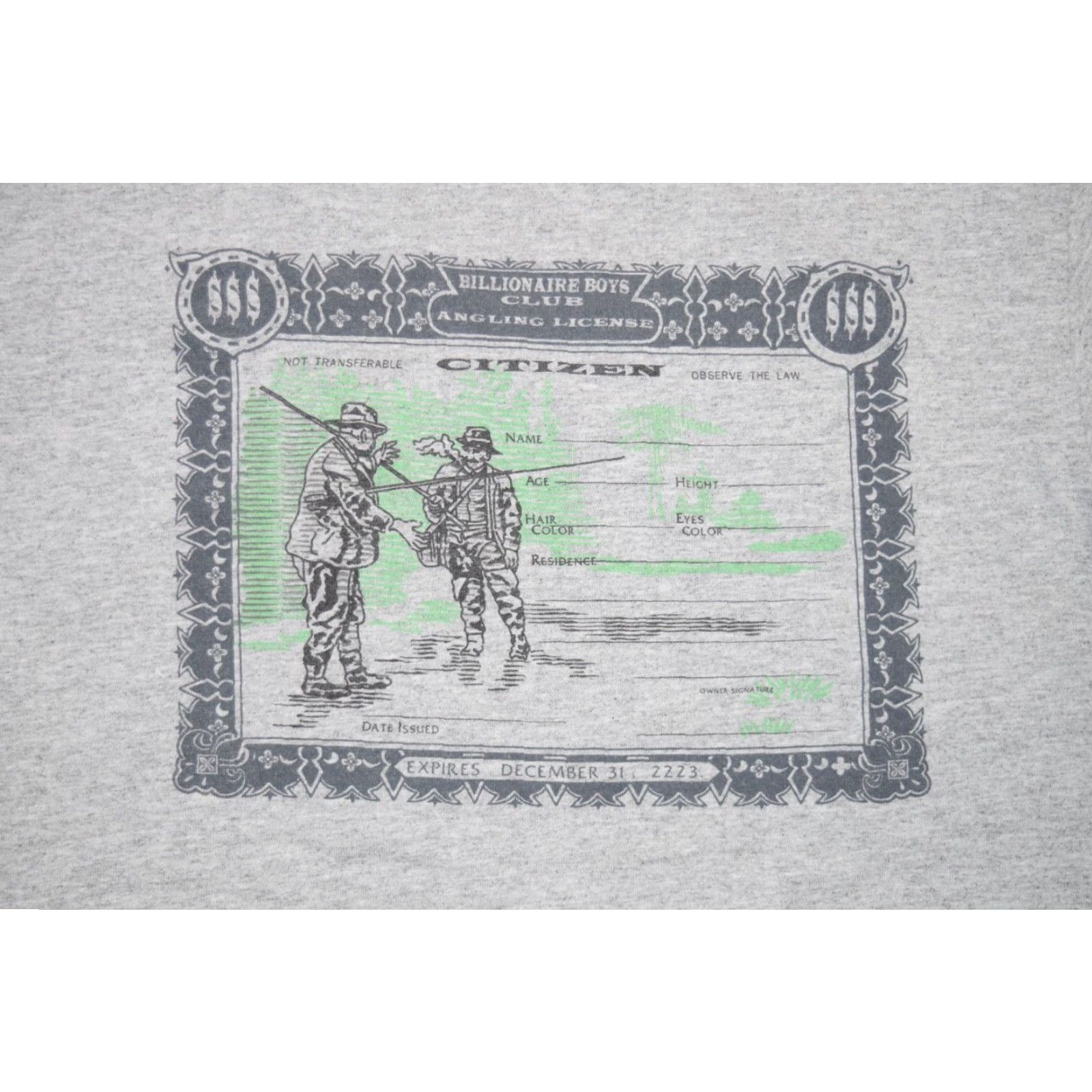 Billionaire Boys Club VINTAGE Billionaire Boys Club Angling Shirt Men Small Gray Crew Neck Short Sleeve Pixel Logo 2000s USA Mens Size US S / EU 44-46 / 1 - 2 Thumbnail