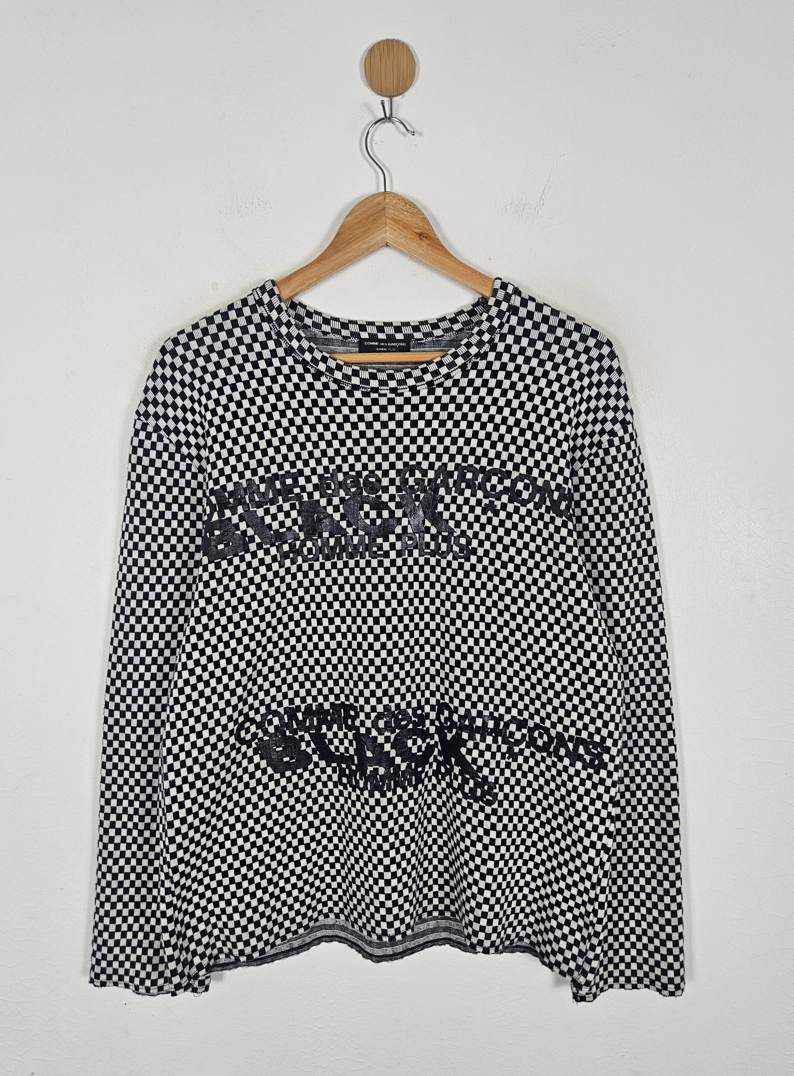 Comme des Garcons Comme des Garcons Homme Plus CDG checkered sweatshirt Size US M / EU 48-50 / 2 - 1 Thumbnail