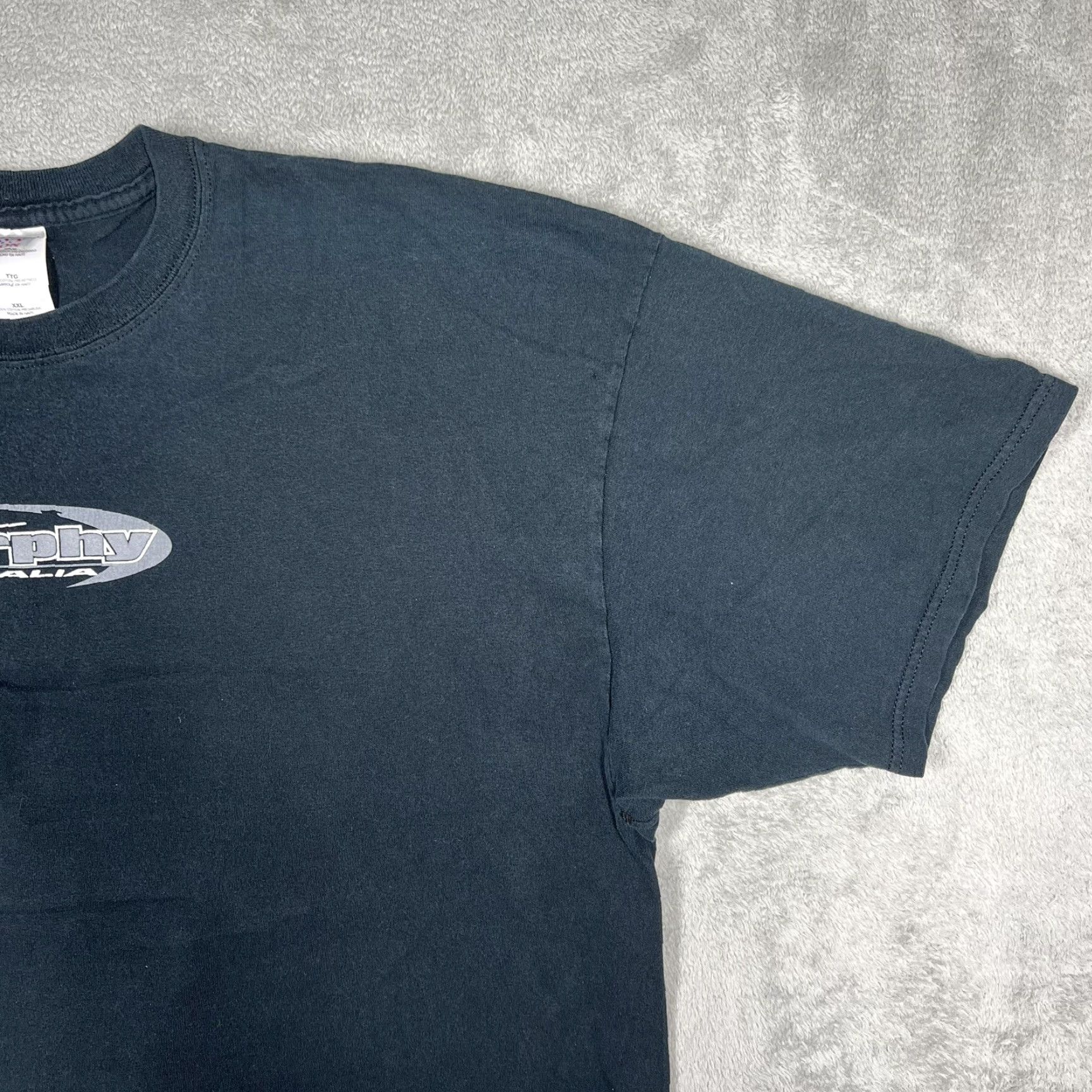 Gildan VINTAGE Gildan Racing Mens T-Shirt Size XXL Black No Wings, No Worries Graphic Tee 100% Cotton Australia Size US XXL / EU 58 / 5 - 2 Thumbnail