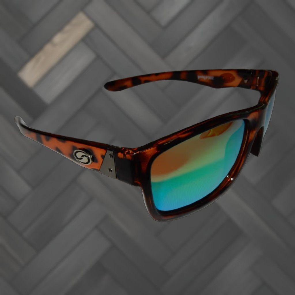 Vintage VINTAGE Strike King Sunglasses Men's Brown Green Fishing, 80s Size ONE SIZE - 1 Thumbnail