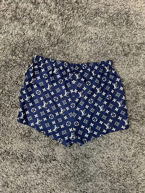 Louis Vuitton Louis Vuitton Women's Blue Polyester Shorts . Size 23" - 2 Thumbnail