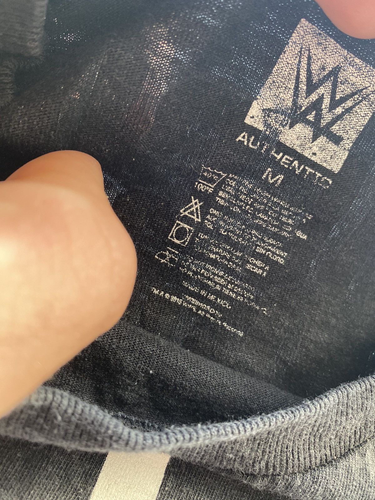 WWE 🔥WWE Seth Rollins black faded shirt mens opium punk Size US M / EU 48-50 / 2 - 5 Thumbnail