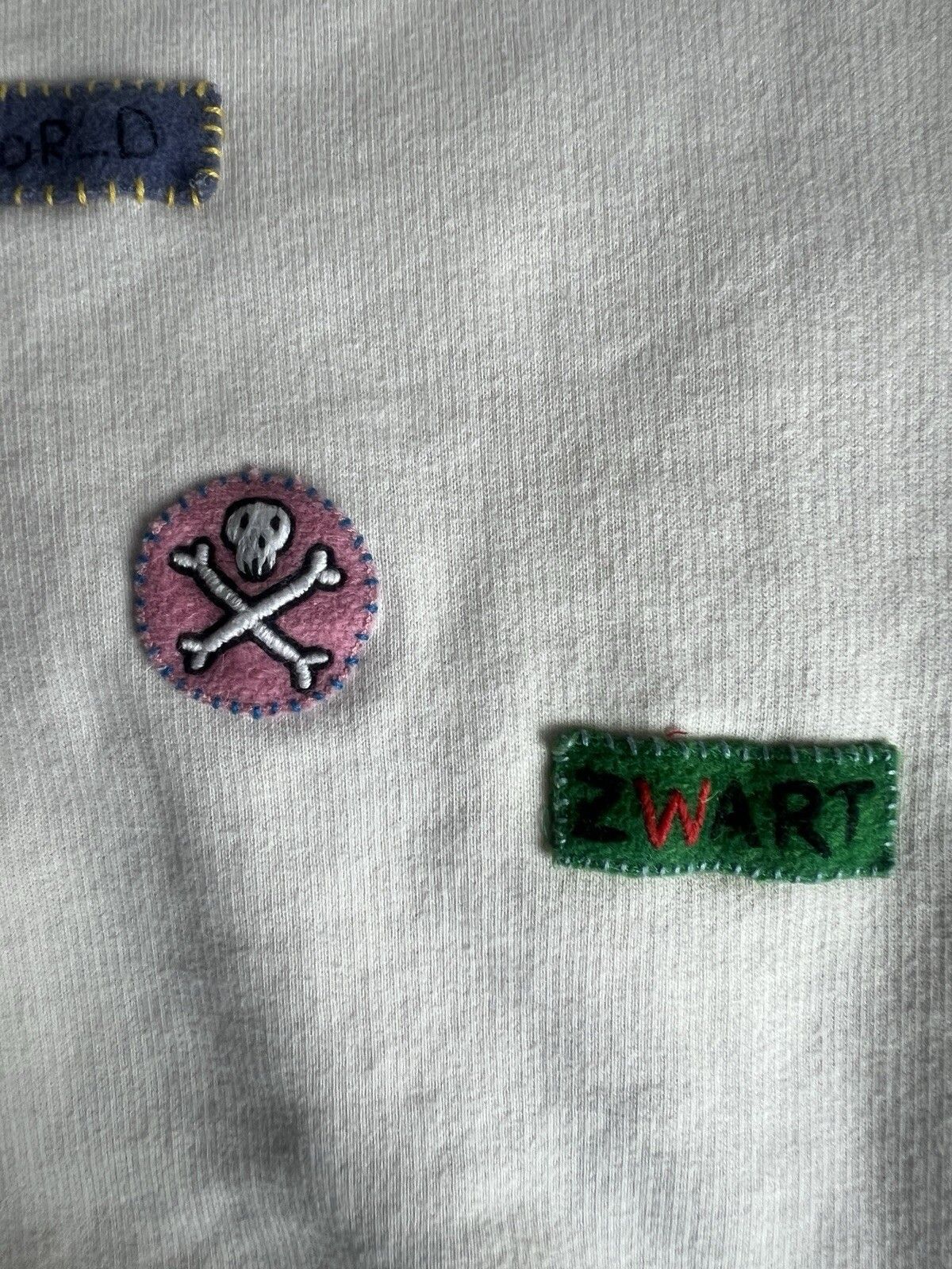 Walter Van Beirendonck Dream The World Awake Sweater With Appliques Size US L / EU 52-54 / 3 - 15 Thumbnail