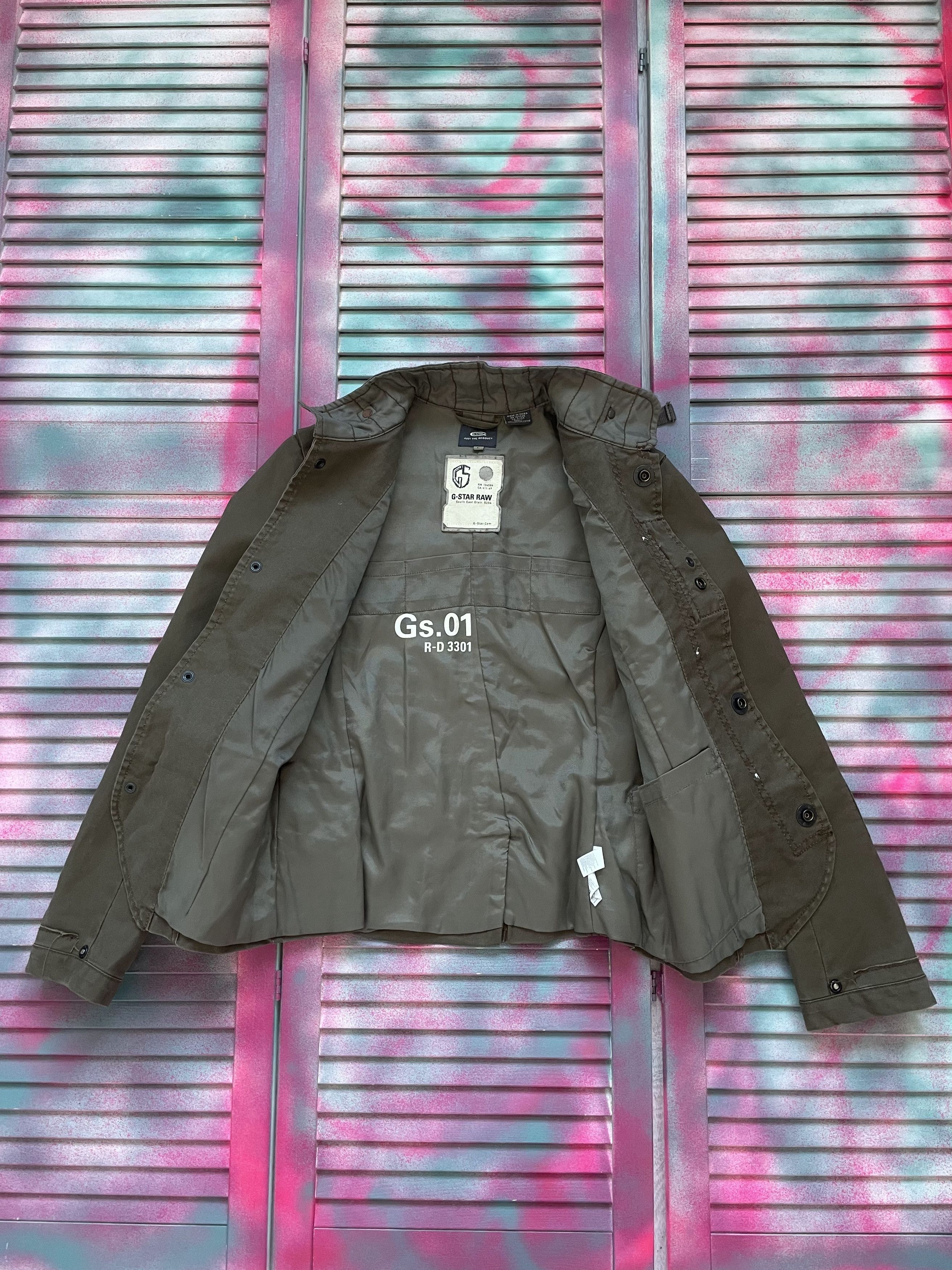 G-Star Vintage G-Star Raw Biker Style Women's Jacket Streetwear Size L / US 10 / IT 46 - 7 Thumbnail