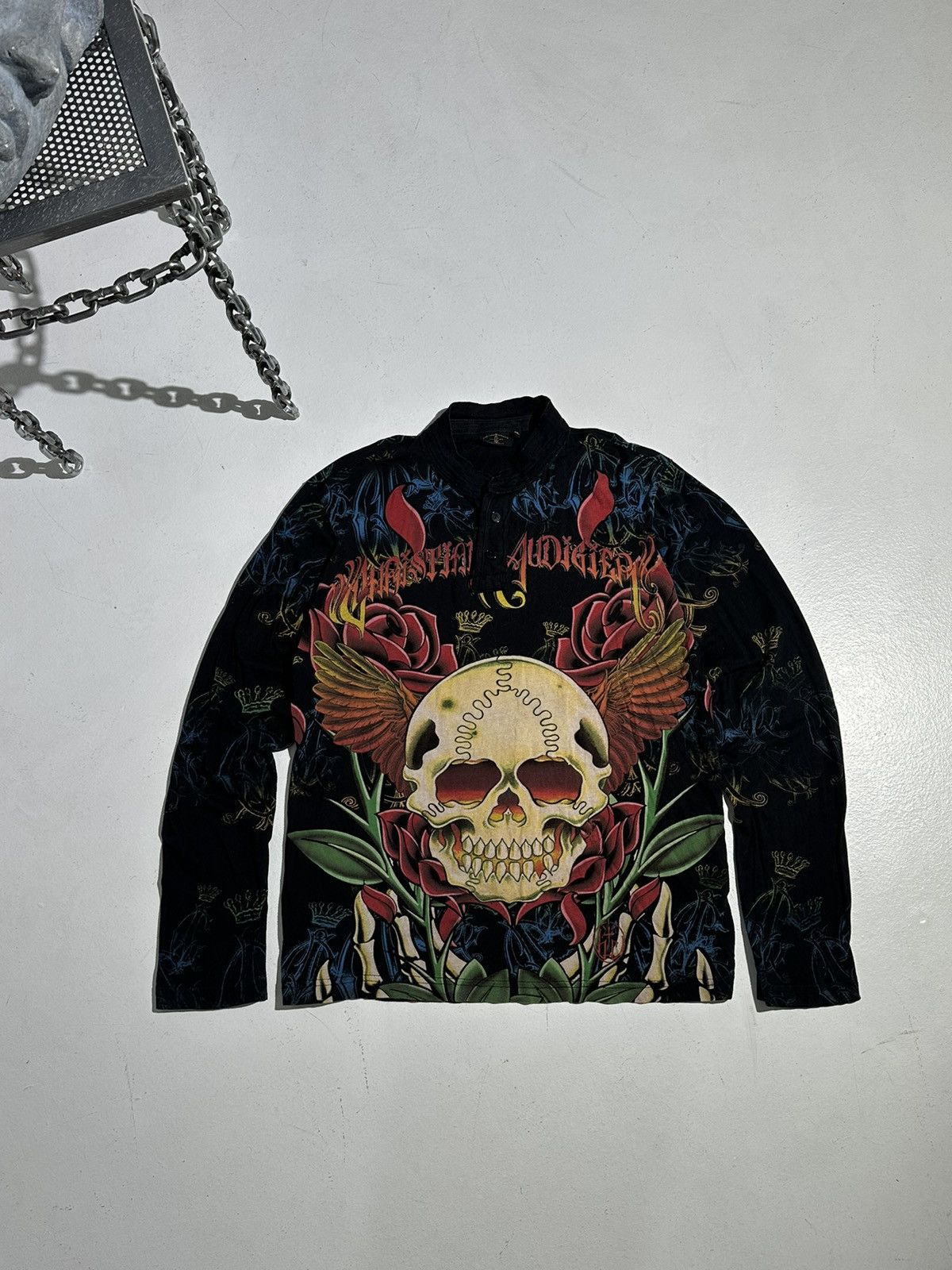 Christian Audigier Christian audigier long sleeve tshirt Size US XL / EU 56 / 4 - 1 Thumbnail