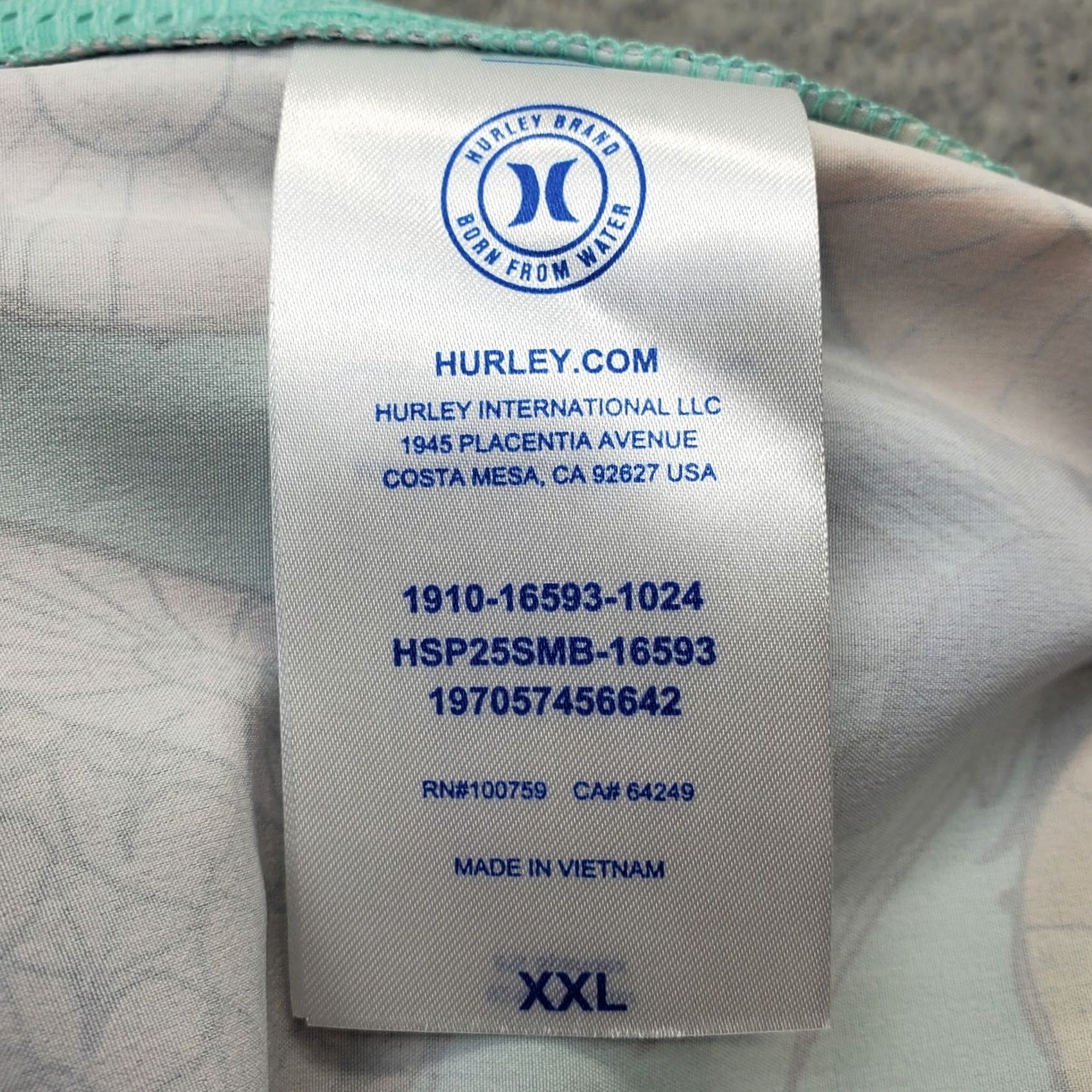 Hurley Hurley Mens XXL Pineapple Print Water-Repellent UPF 50+ Swim Trunk Shorts Trunks Bottom Coral? Multicolor No NWT Size US 39 - 7 Thumbnail