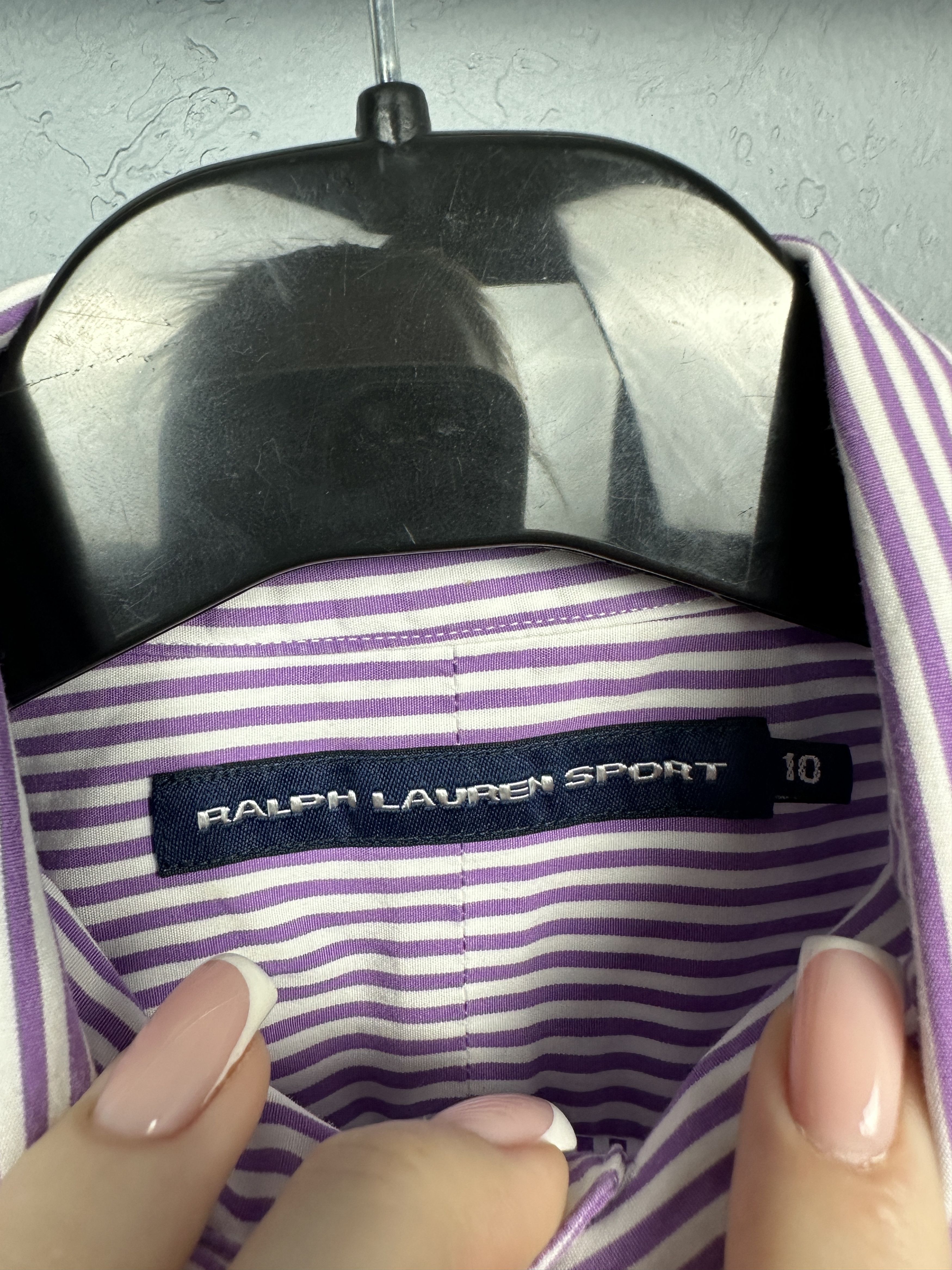Polo Ralph Lauren Polo Ralph Lauren Womens Long Sleeve Striped Shirt Size L / US 10 / IT 46 - 4 Thumbnail