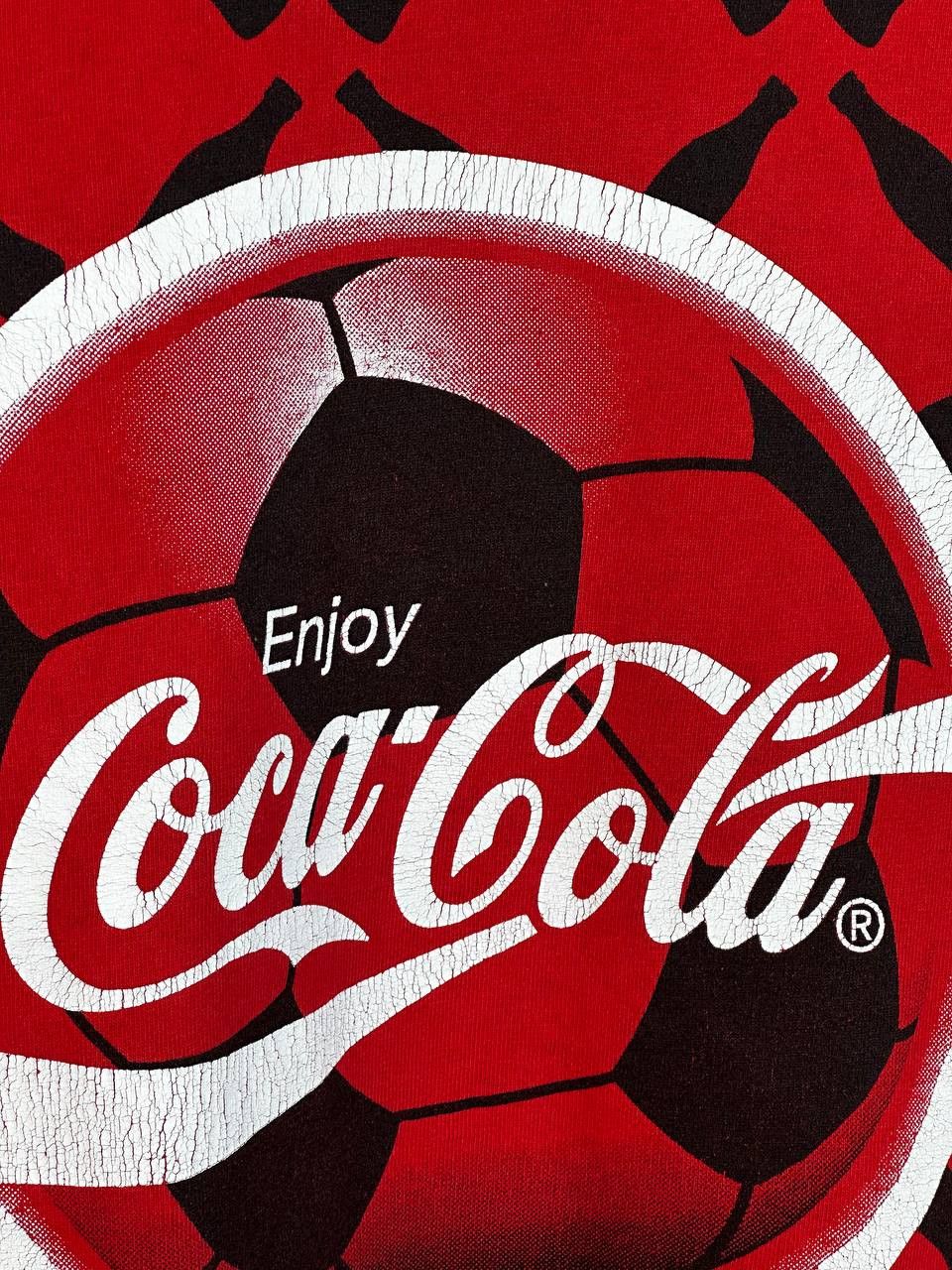 Coca Cola UEFA EURO 1996 ENGLAND Coca-Cola Graphic Print T-shirt Size US L / EU 52-54 / 3 - 6 Thumbnail