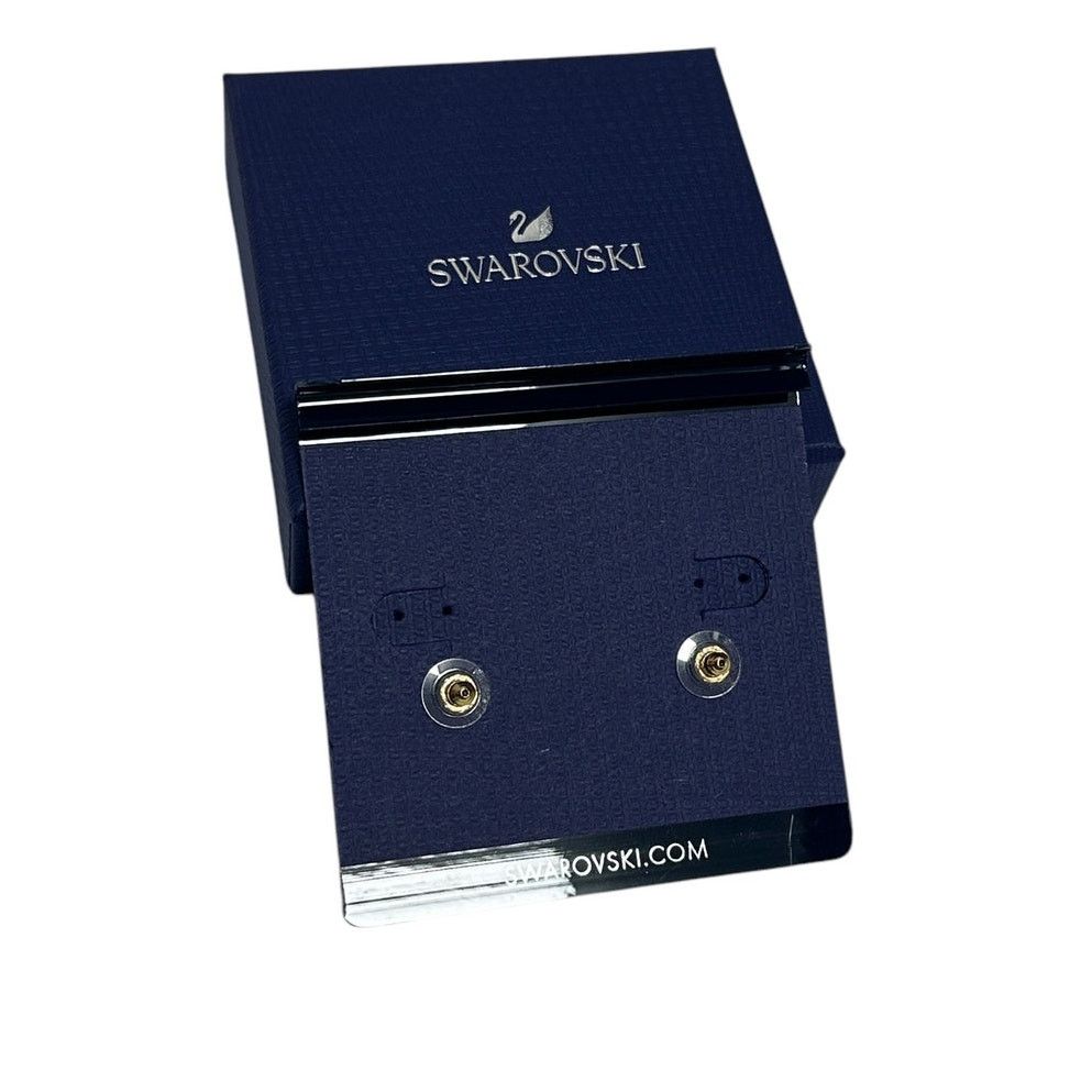 Swarovski Swarovski Double Solitaire stud earrings Round cut, Crystal Size ONE SIZE - 3 Thumbnail