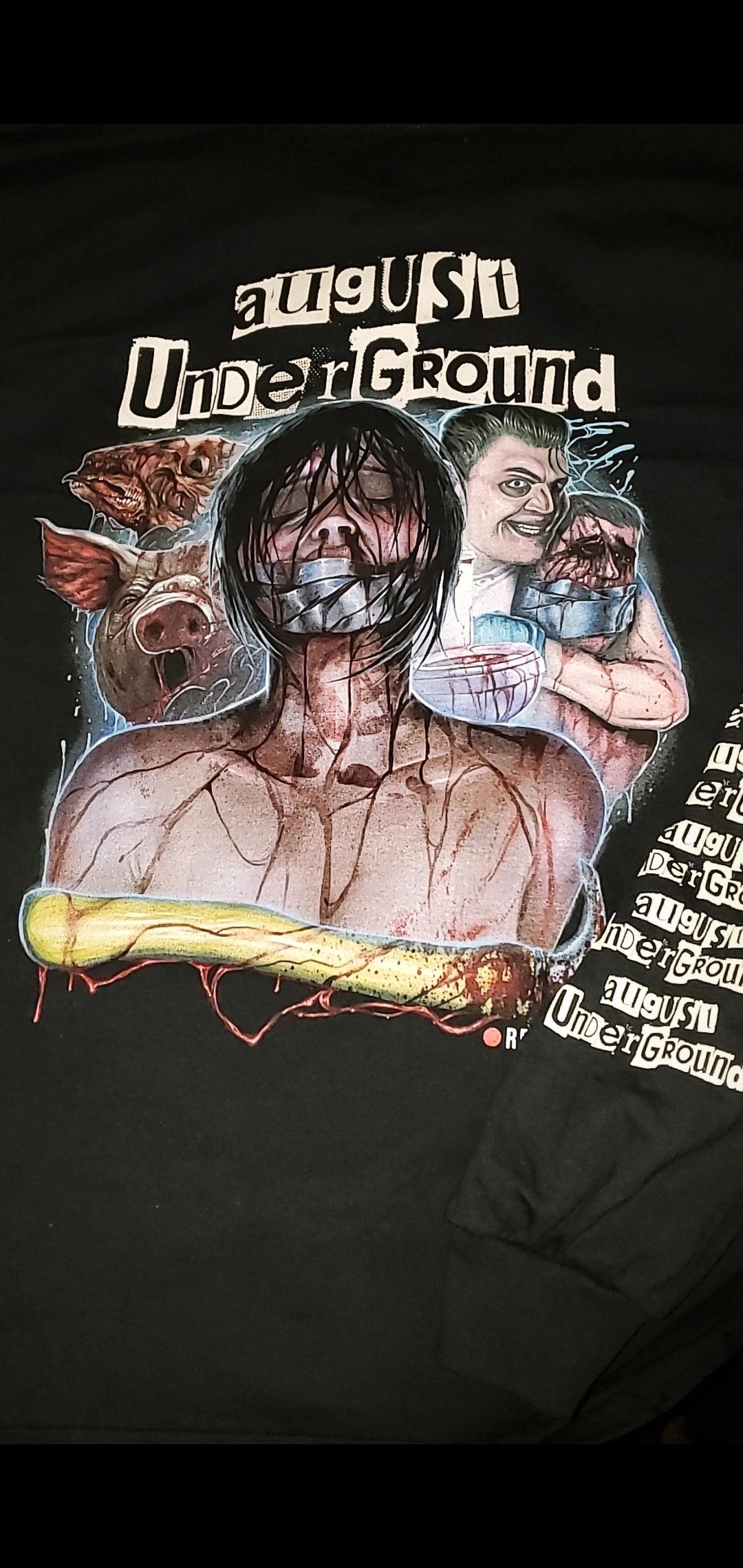 Other August Underground X Unusual Horror Collab rare Size US L / EU 52-54 / 3 - 4 Thumbnail