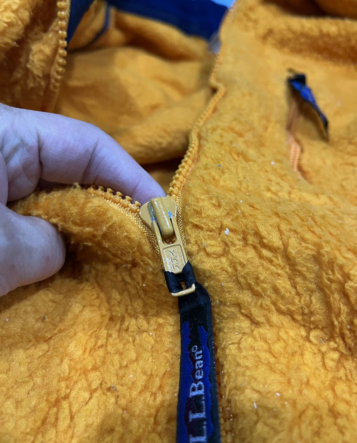L.L. Bean Vintage 90s LL BEAN Deep Pile Fleece Zipper Jacket Size US M / EU 48-50 / 2 - 7 Thumbnail