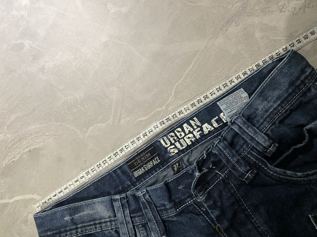 Vintage Archive Designer Washed Destroyed Slim Jean/ Zip line /Tokyo Size US 32 / EU 48 - 8 Thumbnail