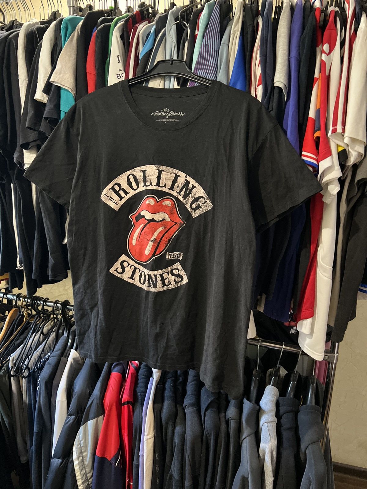 Band Tees 2023/2024 VINTAGE THE ROLLING STONES BAND ROCK POP T SHIRT Size US L / EU 52-54 / 3 - 2 Thumbnail