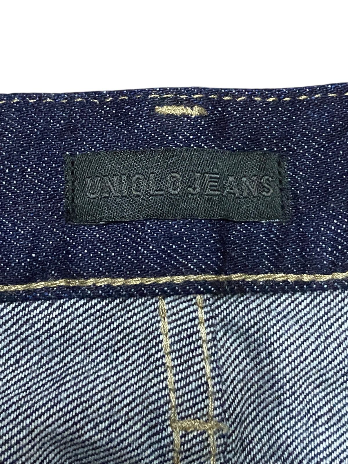 Uniqlo Vintage Japanese Brand Uniqlo Navy Blue Super Baggy Jeans Size US 34 / EU 50 - 9 Thumbnail