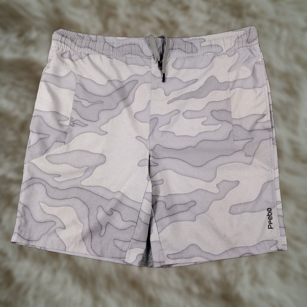 Reebok Reebok Shorts Mens Medium Gray Camouflage Beach Swim Trunks Board Shorts * Size US 31 - 1 Thumbnail
