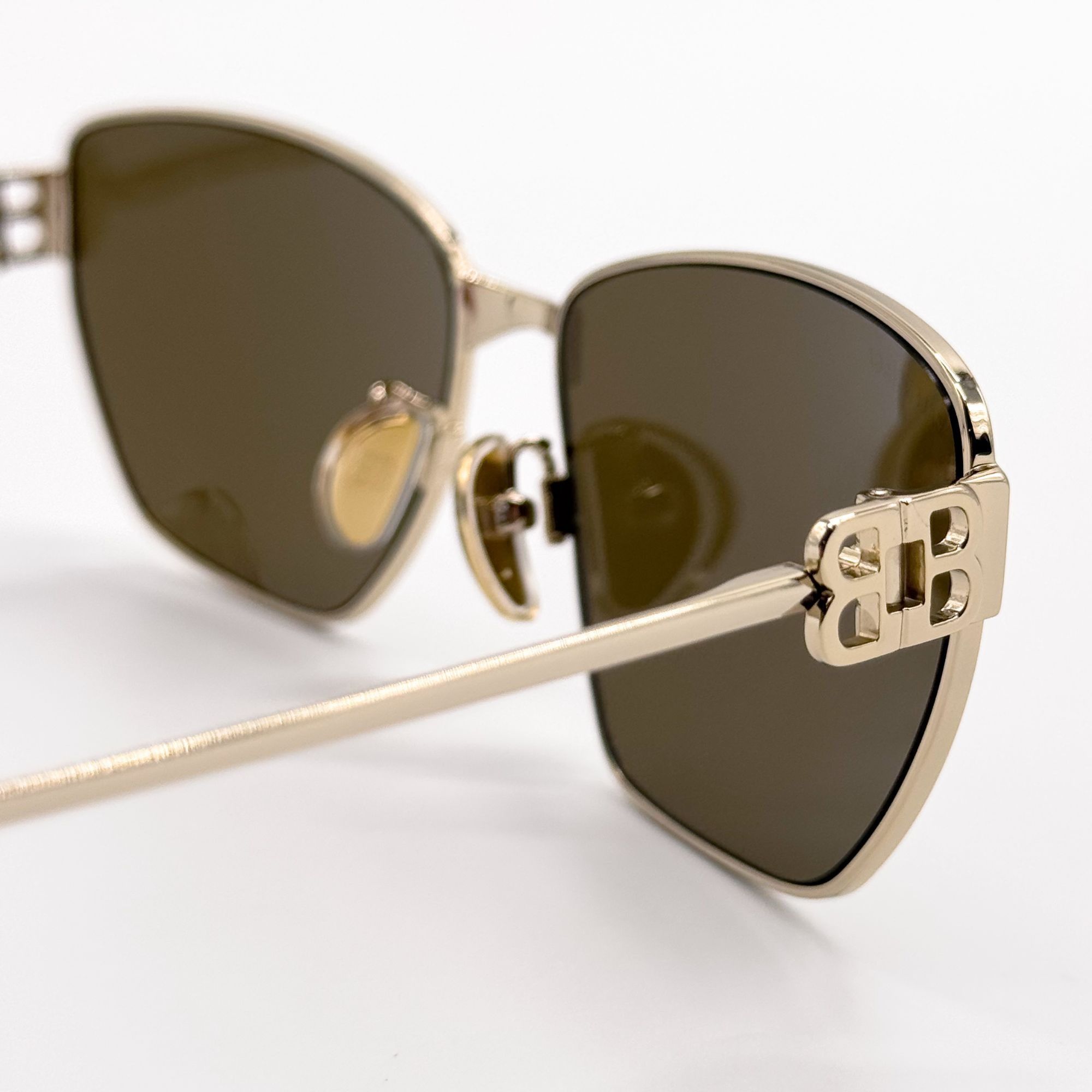 Balenciaga NEW BALENCIAGA BB0337SK 003 SUNGLASSES GOLD WOMEN EYEWEAR Size ONE SIZE - 5 Thumbnail