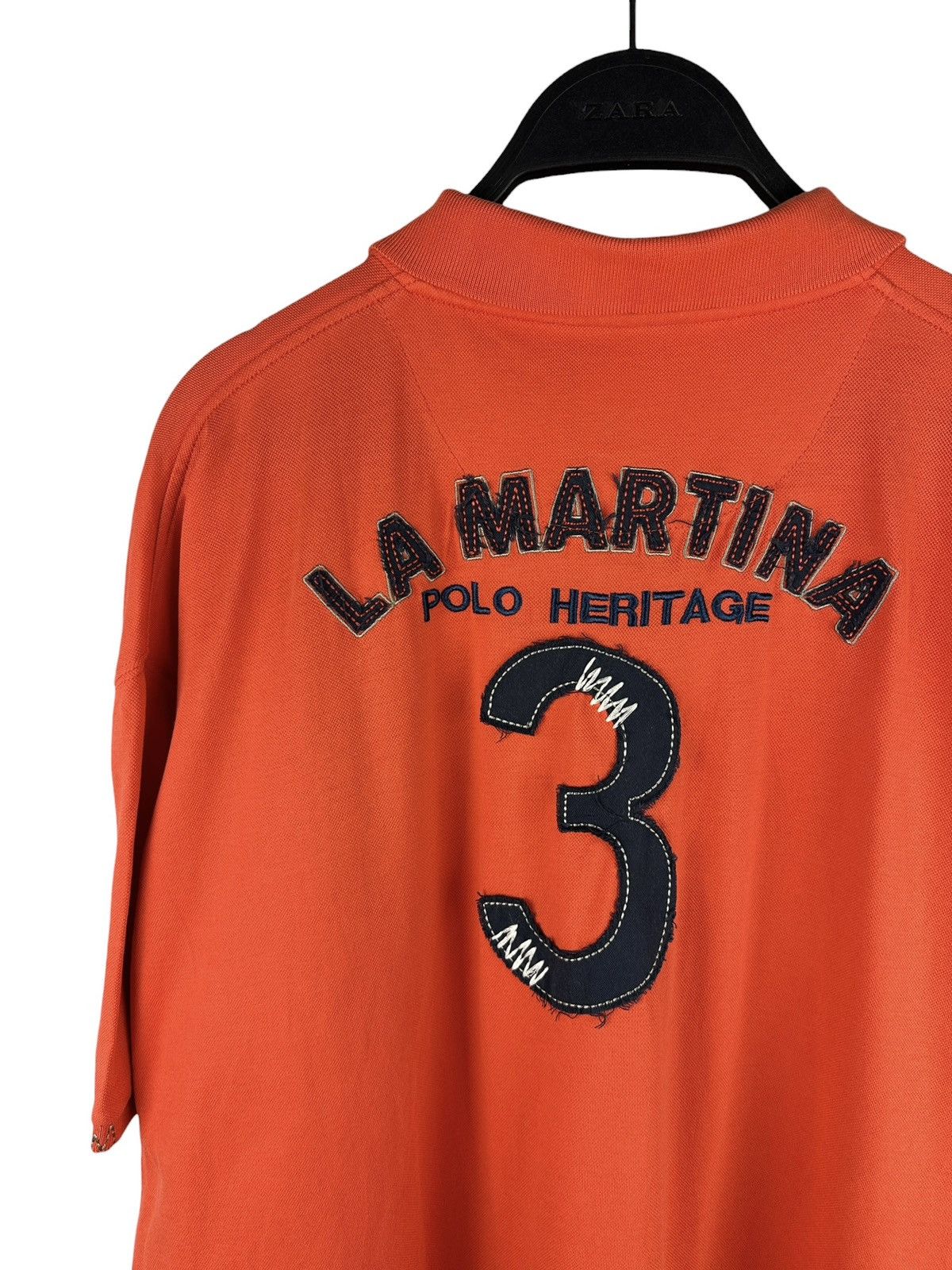 La Martina La Martina Polo Heritage Embroidered Logo Polo T-Shirt 3XL Size US XXL / EU 58 / 5 - 2 Thumbnail