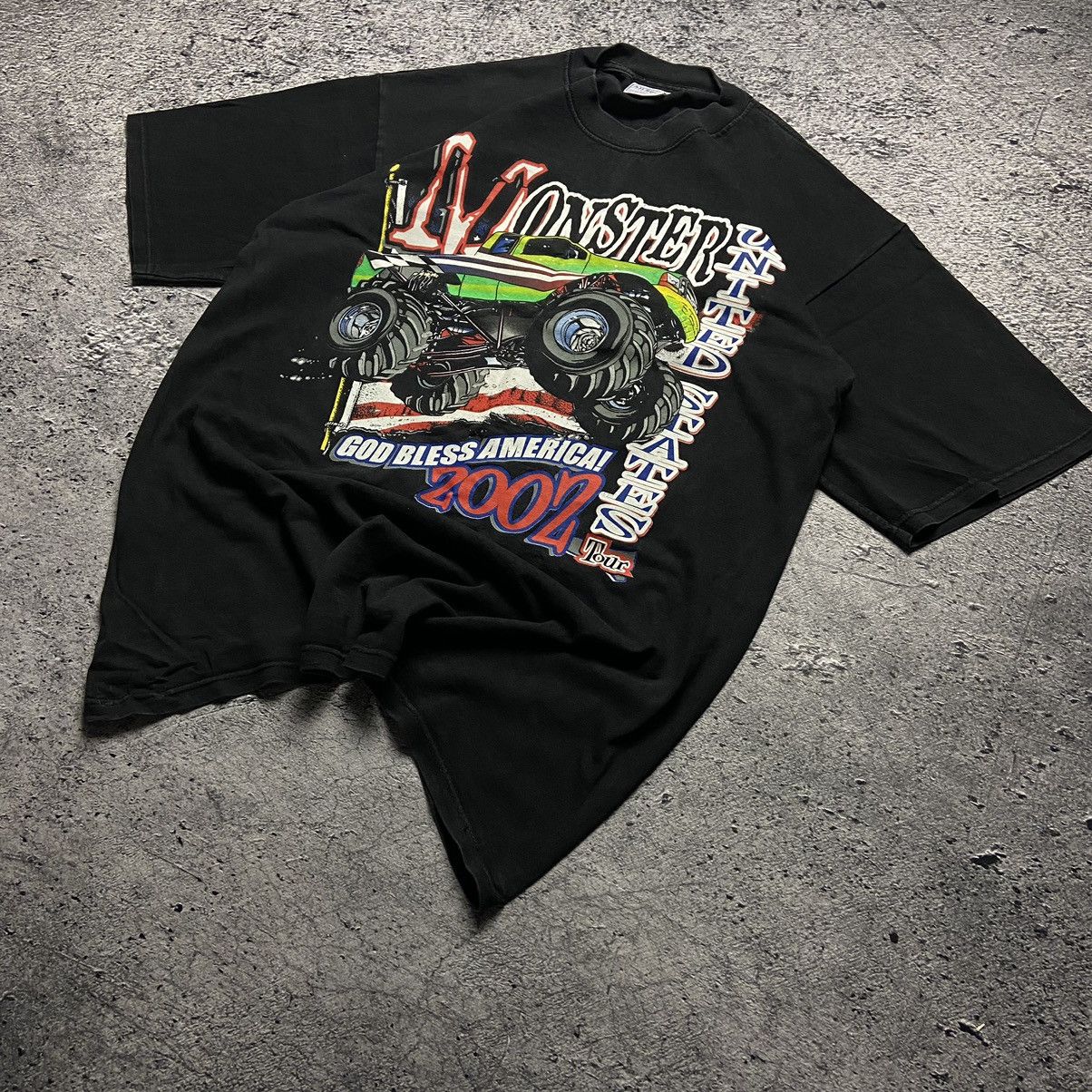 Vintage Vintage Monster Truck Smash Show USA Tour 2002 Size US XL / EU 56 / 4 - 6 Thumbnail