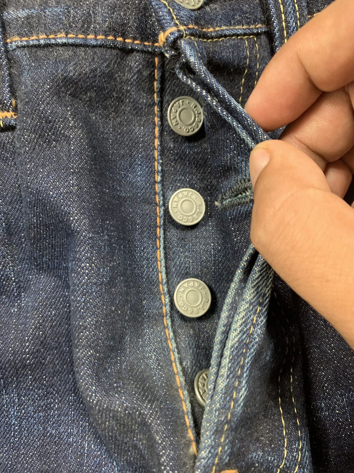 Real Japan Blues Real japan blue selvedge denim Size US 31 - 12 Thumbnail