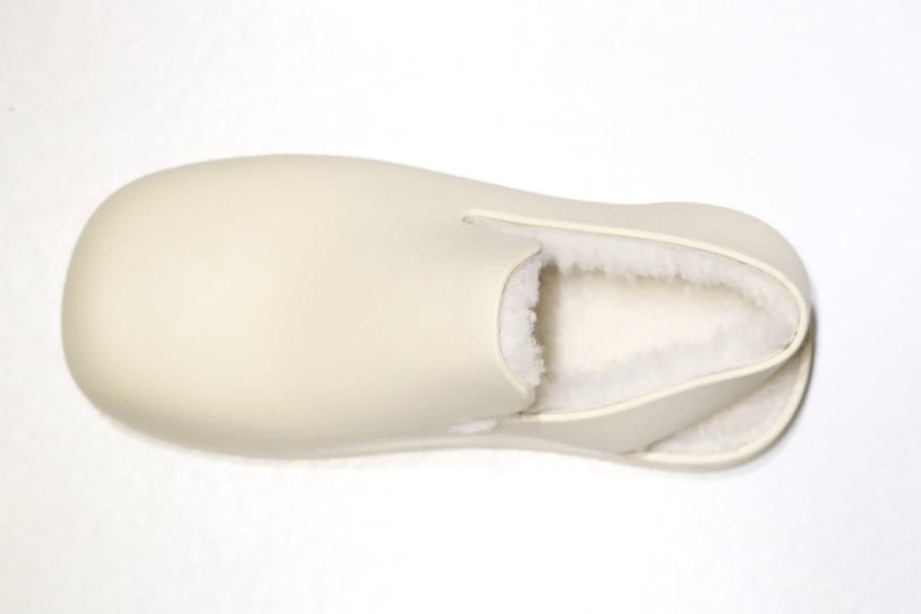 Bottega Veneta o1rshd / Puddle Shearling Cozy Low Top Shoes in Sea Salt Size US 11 / EU 44 - 21 Thumbnail