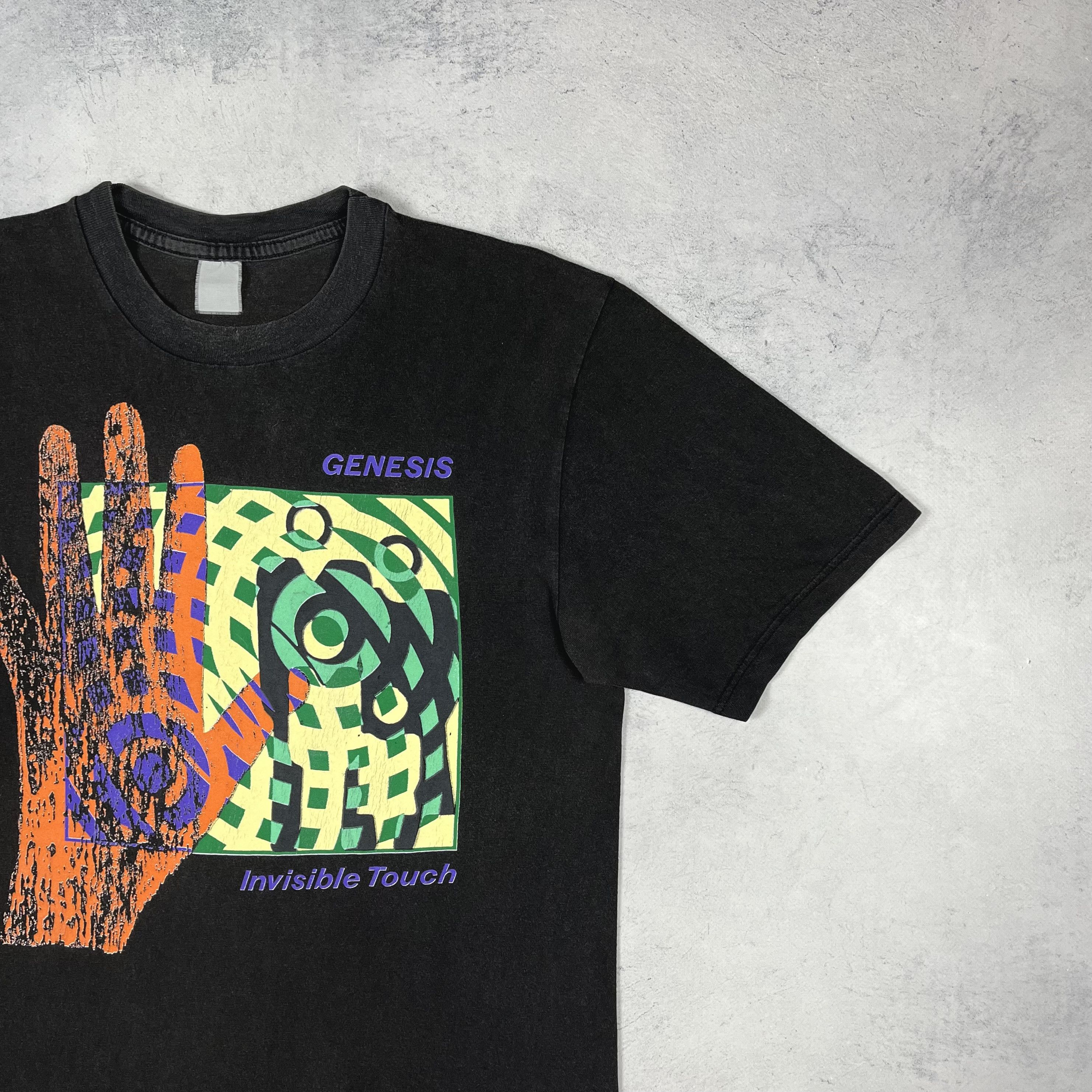 Band Tees Vintage Genesis Invisible Touch Tour Rock Band T Shirt 1987 Size US M / EU 48-50 / 2 - 2 Thumbnail
