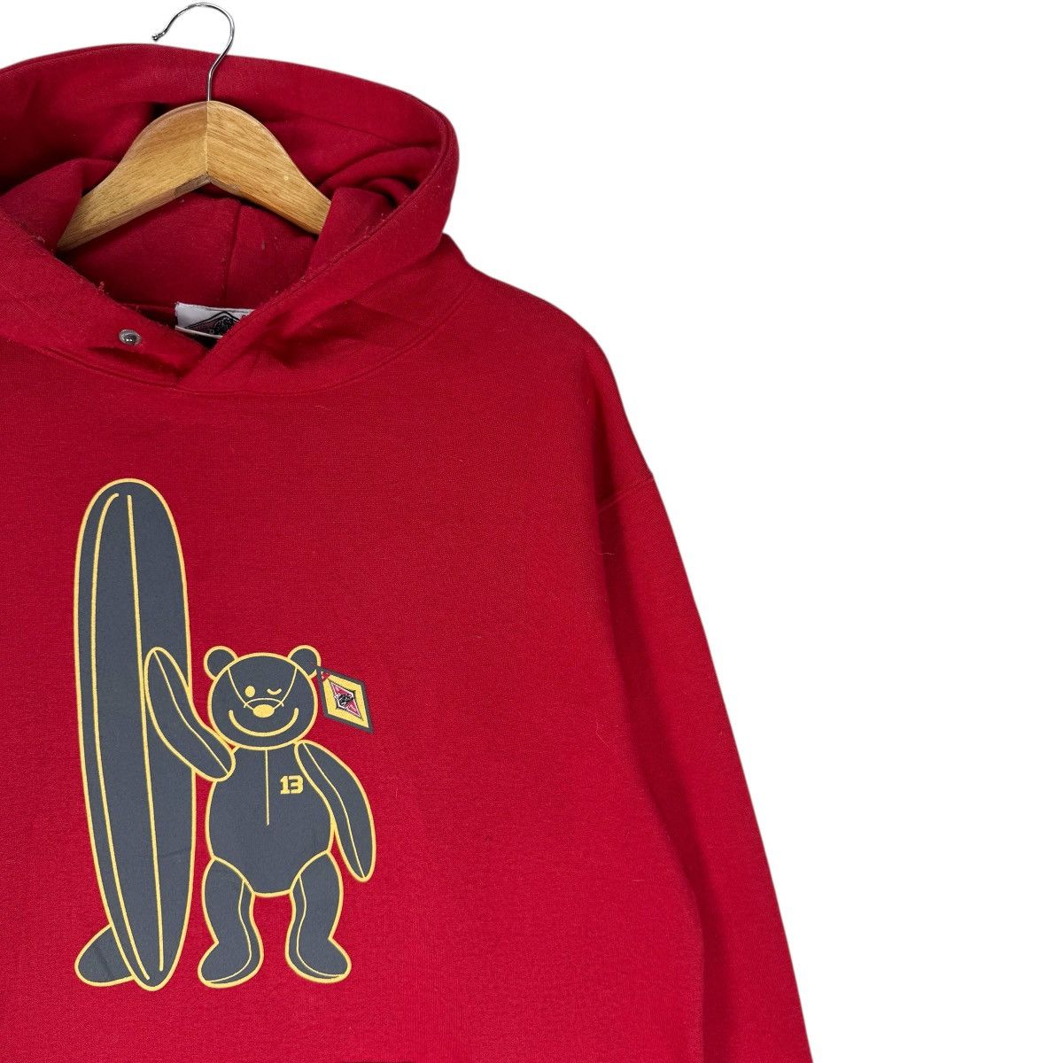 Vintage 🌟BEAR HOODIE SURF BOARD HAWAII SWEATSHIRTS Size US L / EU 52-54 / 3 - 4 Thumbnail