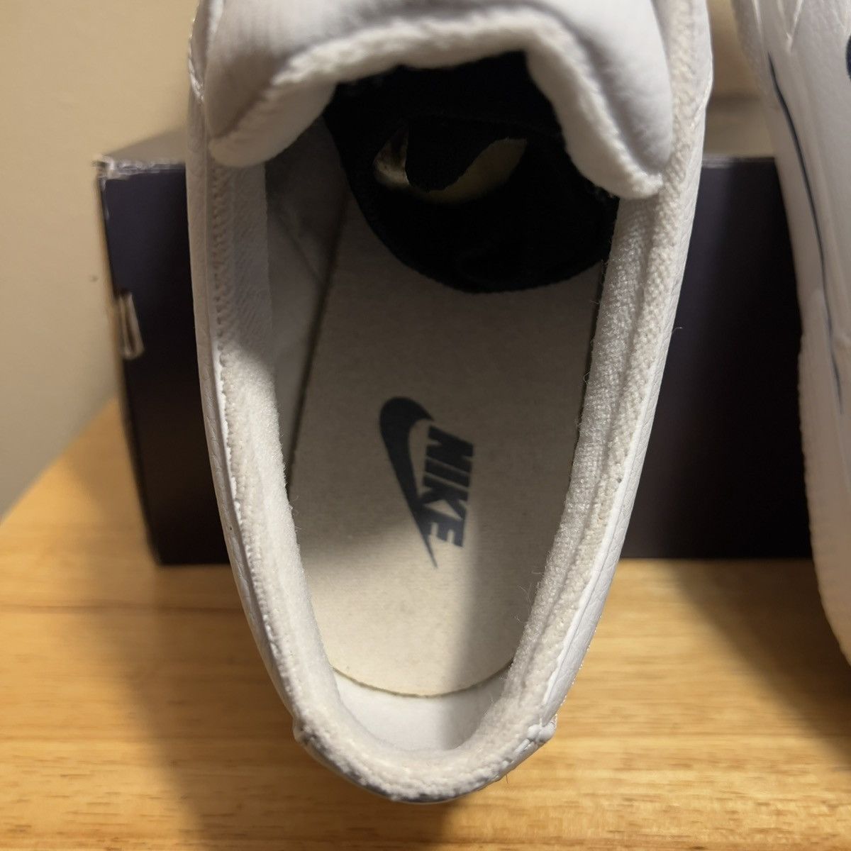 Nike Vintage Nike Court Leather Sneakers Size US 12 / EU 45 - 7 Thumbnail