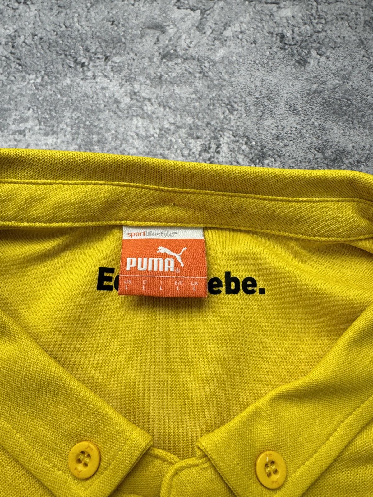 Puma × Vintage Vintage Puma Borussia Dortmund 2014-15 Home Jersey size L Size US L / EU 52-54 / 3 - 4 Thumbnail