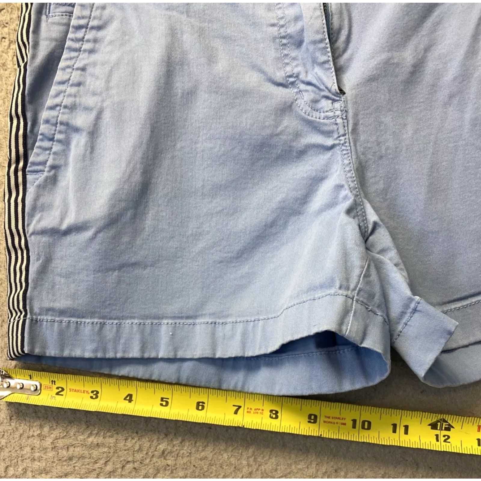 Vineyard Vines VINTAGE Vineyard Vines Chino Shorts Womens 8 Blue Summer Beach Outdoor Casual Travel Khakis Size 30" / US 8 / IT 44 - 5 Thumbnail