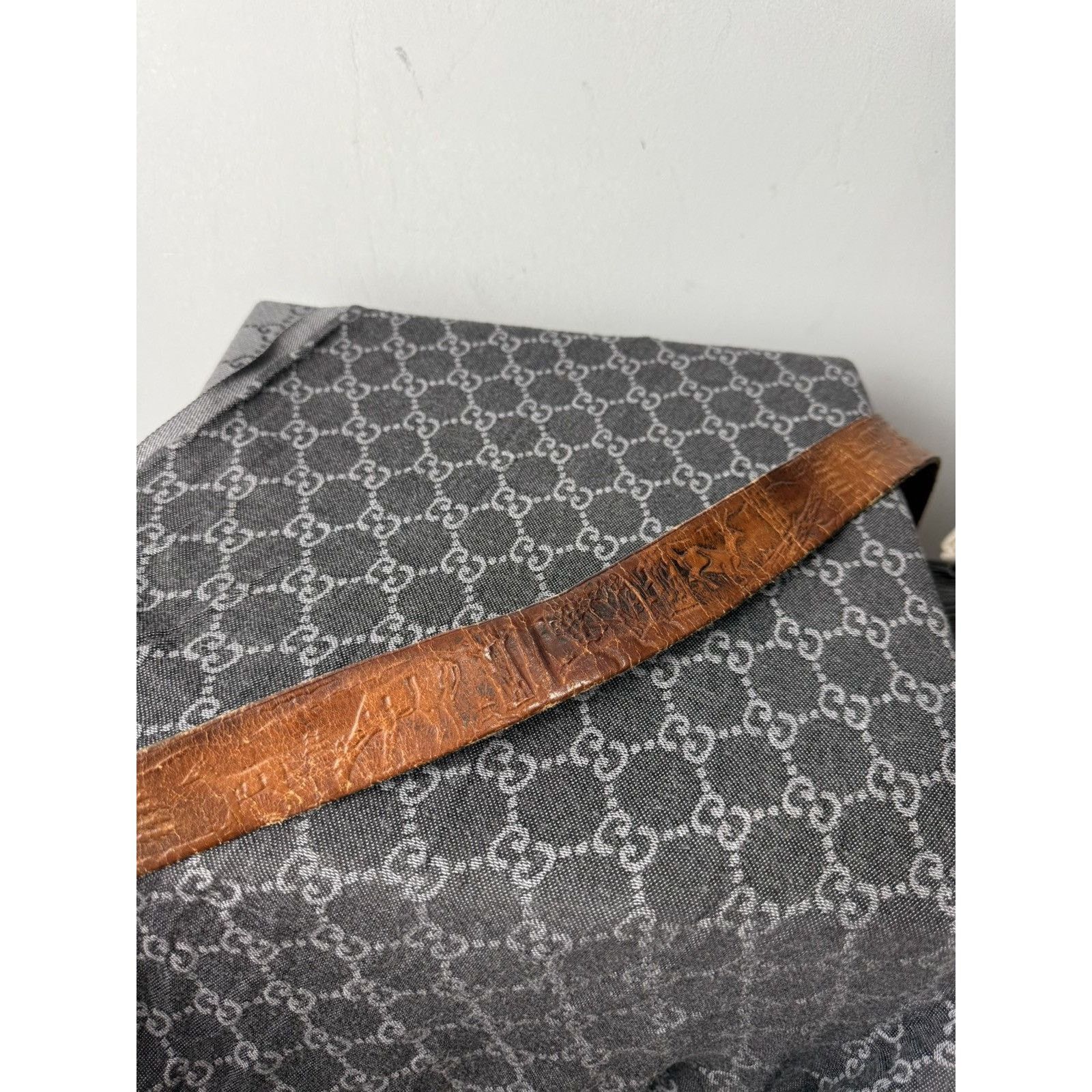American Apparel Rare Vintage 1985 Hand Made Deer Leather Belt Western Cowboy Size ONE SIZE - 7 Thumbnail