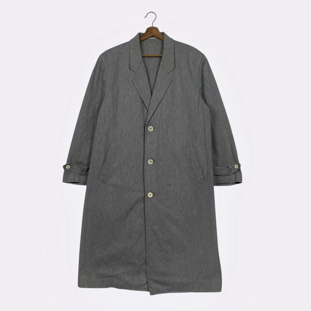 Comme des Garcons Homme Vtg Comme Des Garcons Homme Overcoat Size US M / EU 48-50 / 2 - 2 Thumbnail
