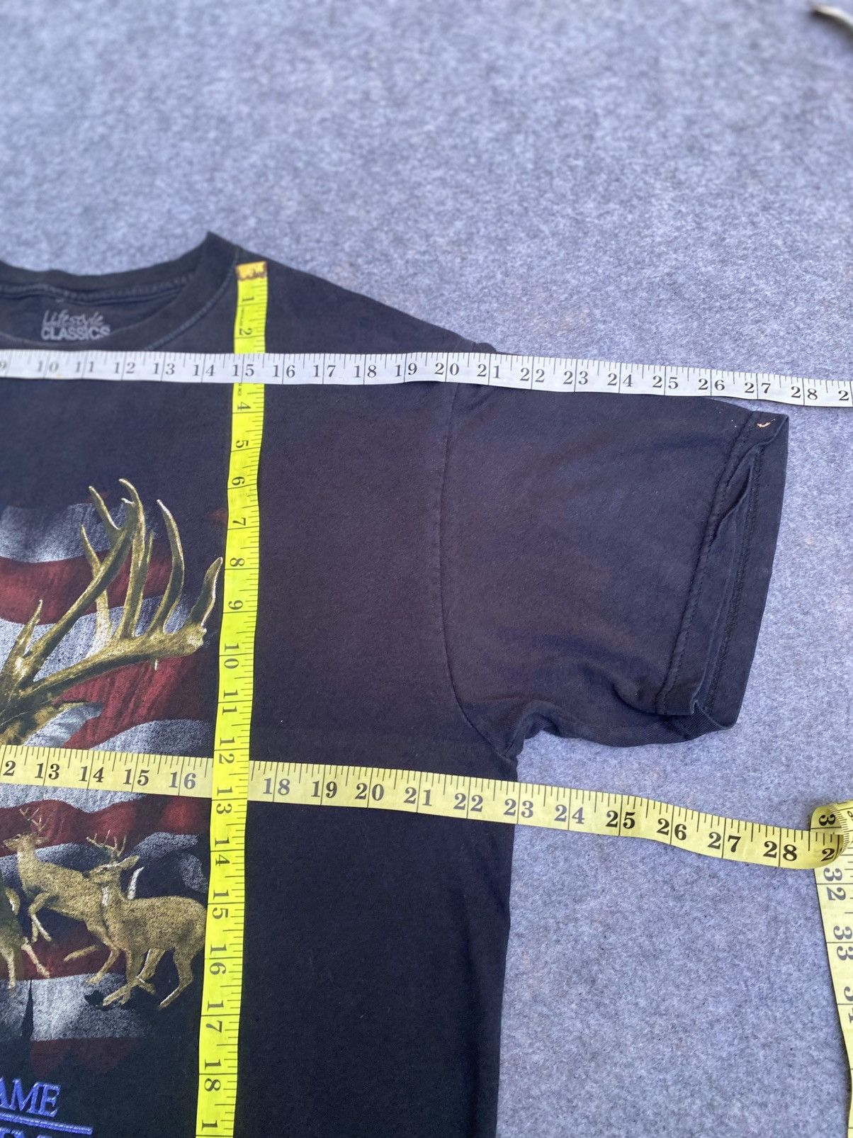 Japanese Brand × Vintage America big game deer hunting tee Size US L / EU 52-54 / 3 - 14 Thumbnail
