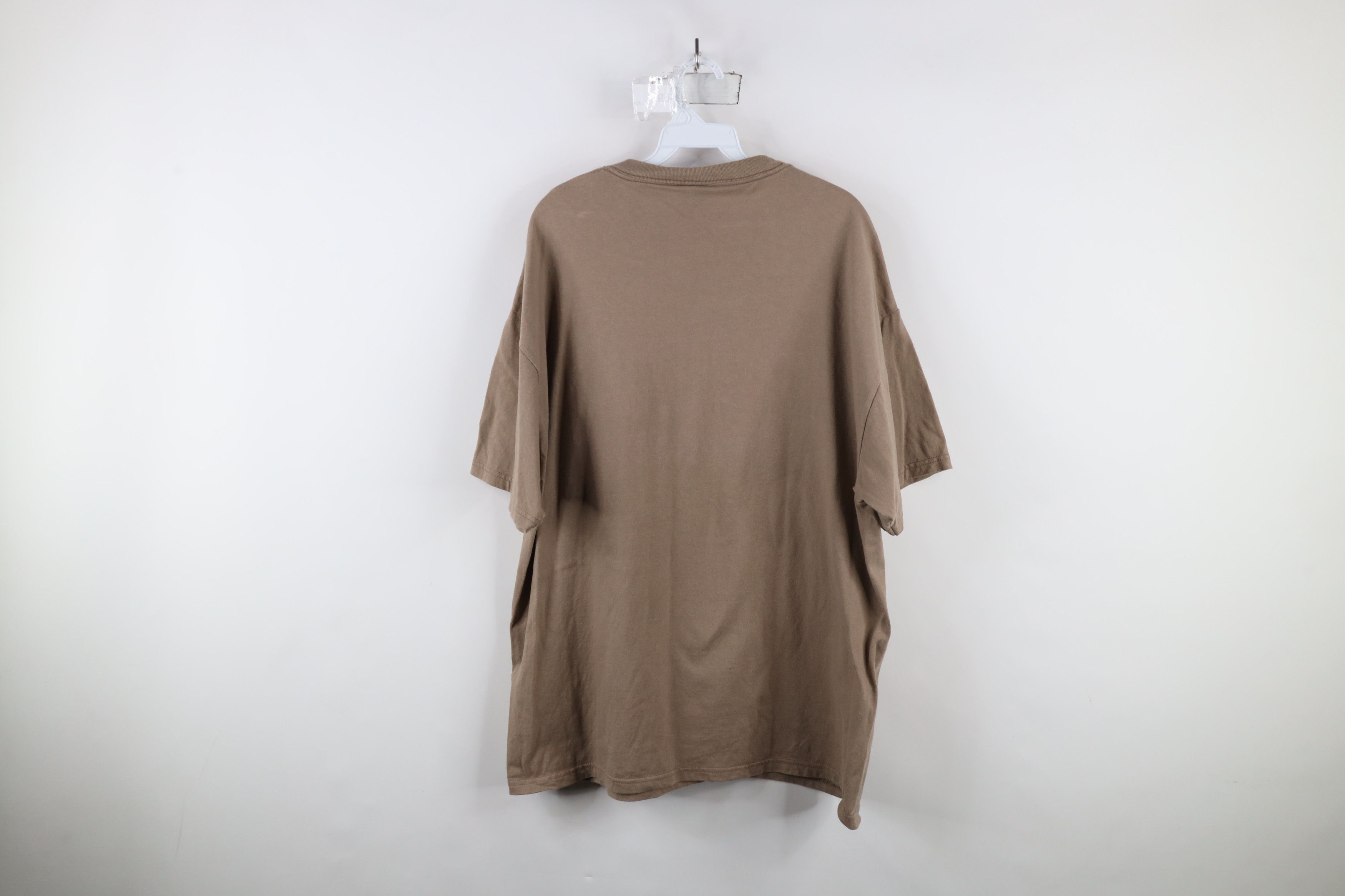 Vintage Vintage 90s Streetwear Hawaii Beach Palm Tree T-Shirt Brown Size US XL / EU 56 / 4 - 12 Thumbnail